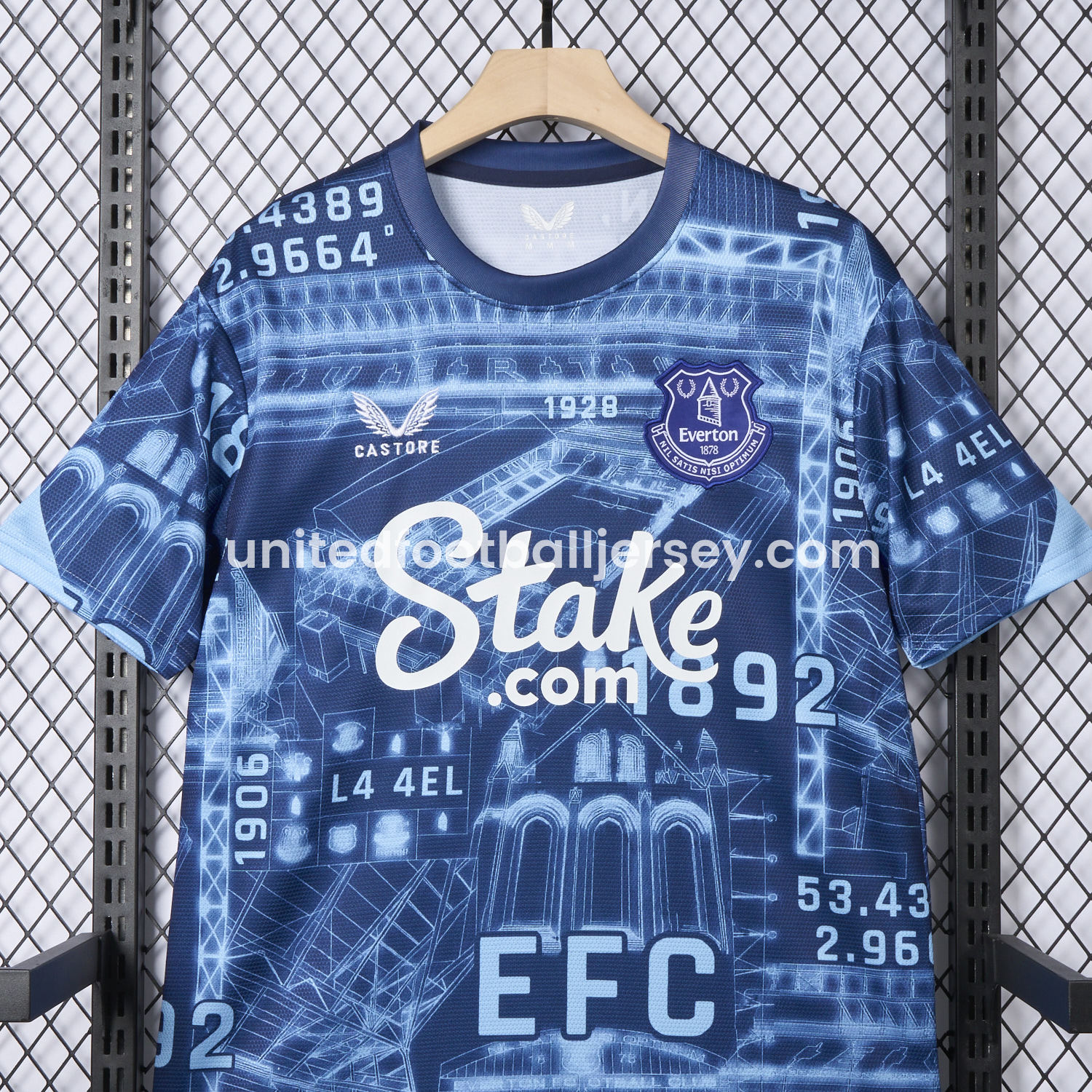 unitedfutballjersey-Everton 24-25 Pre-Match Farewell Jersey - Fans Version