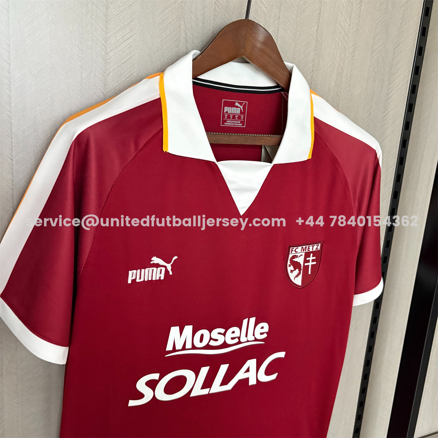 unitedfutballjersey-Retro Metz 2003-04 Home Jersey