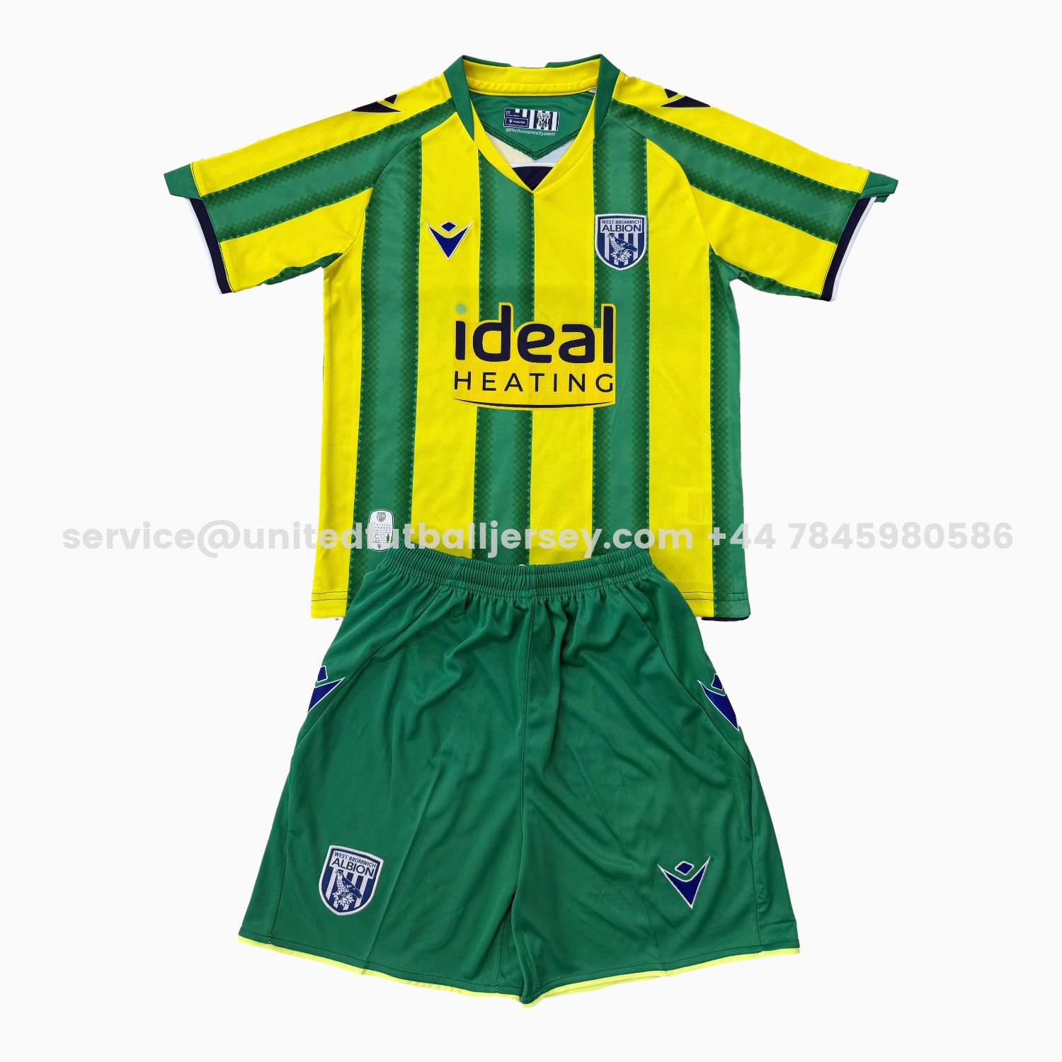 unitedfutballjersey-West Bromwich Albion 25-26 Away Kids Kit