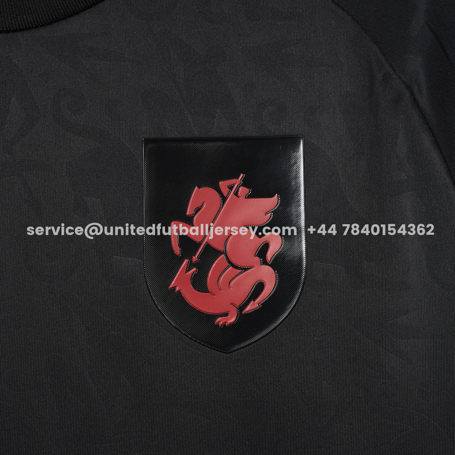 unitedfutballjersey-Georgia 2026 Away Black Jersey - Fans Version