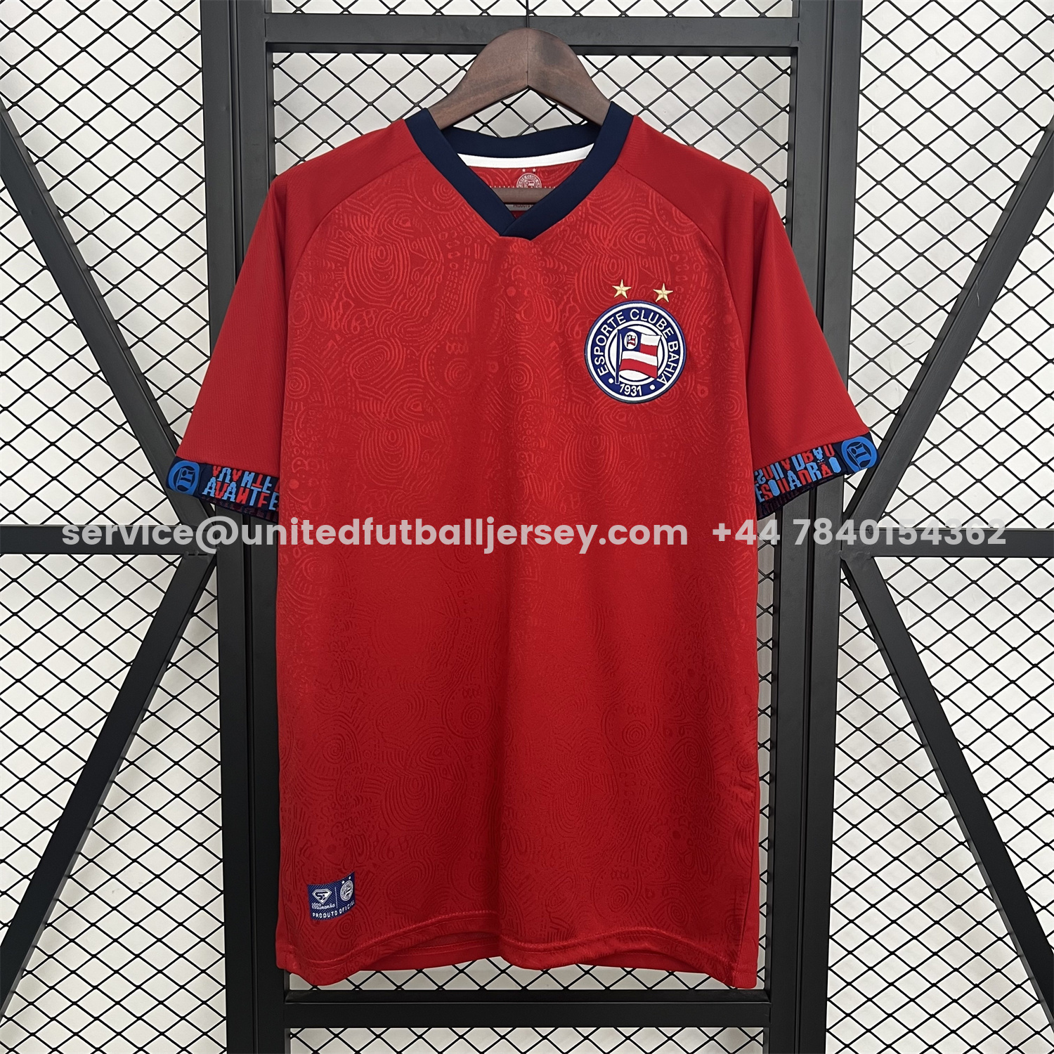 unitedfutballjersey-Bahia 25-26 Goalkeeper Red Jersey - Fans Version