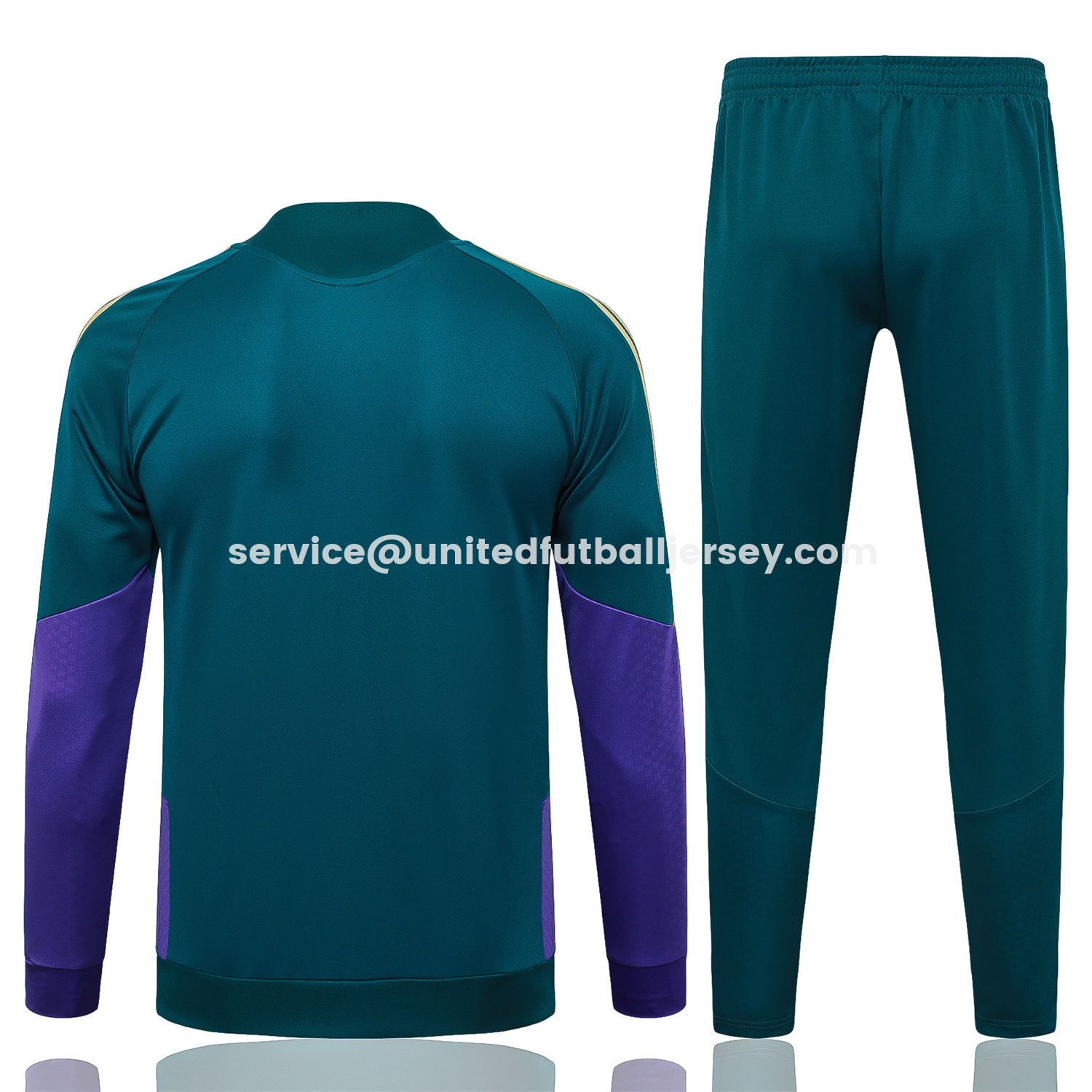 unitedfutballjersey-Saudi Arabia 2026 Jacket Training Tracksuit - Dark Green With Purple Jackets & Green Pants