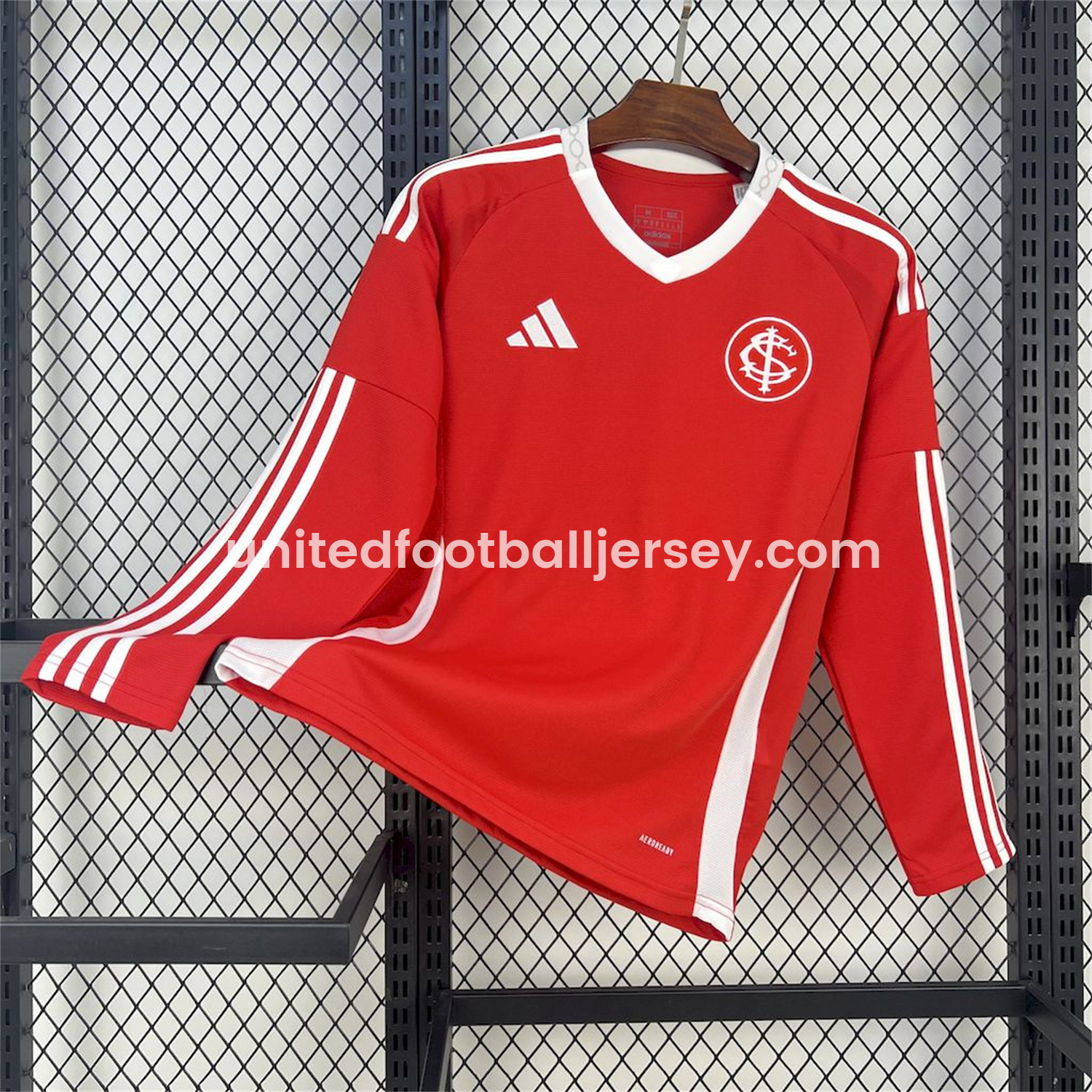 unitedfutballjersey-SC Internacional 25-26 Home Unsponsored Long Sleeves Jersey - Fans Version