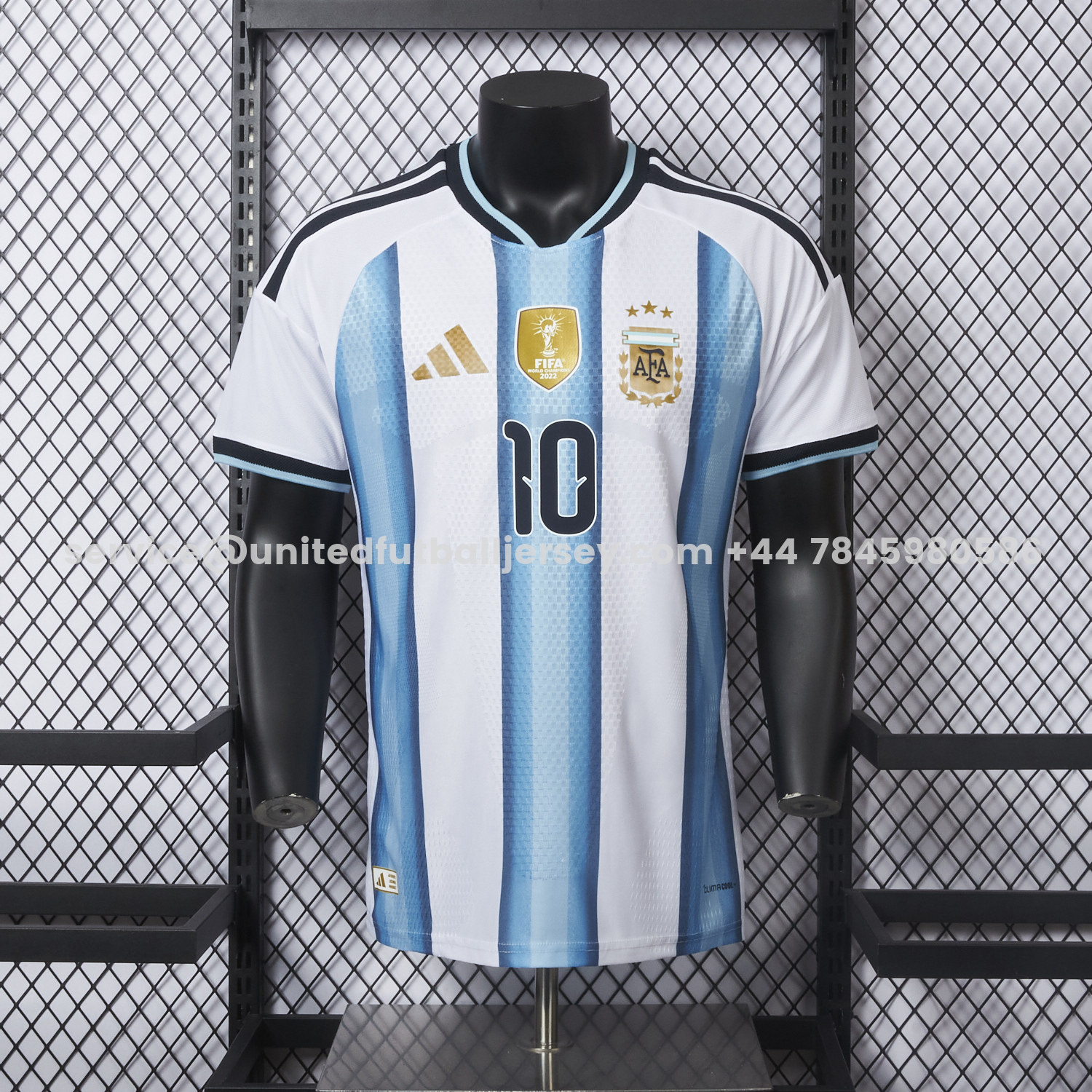 unitedfutballjersey-Argentina 2026 Home Blue White Jersey - Player Version