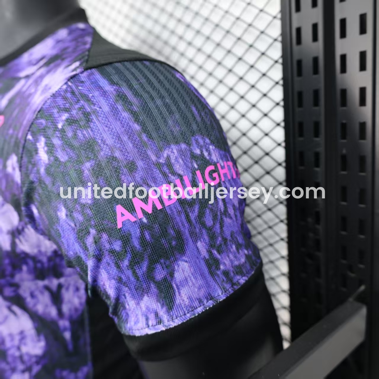 unitedfutballjersey-Barcelona 25-26 Purple Rock Pattern Jersey - Player Version
