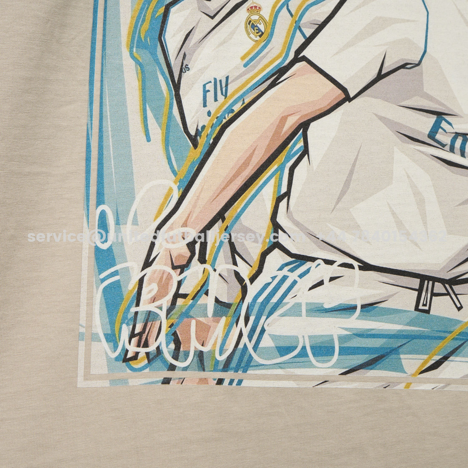 unitedfutballjersey-Real Madrid BBC Benzema Bale Cristiano Ronaldo Unisex Pure Cotton T-shirt