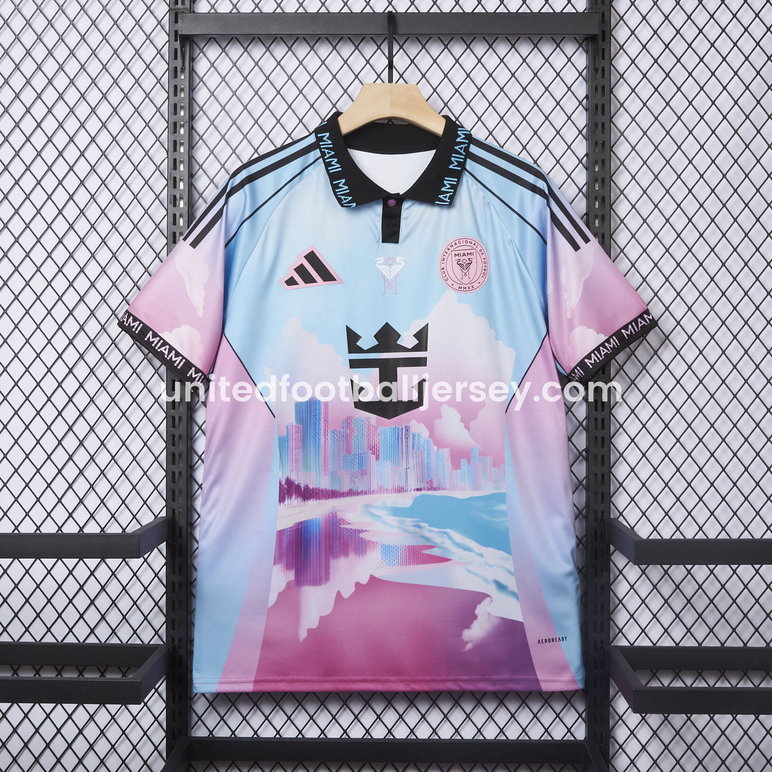 unitedfutballjersey-INT M.A.M 2025 Blue City Silhouette Special Edition Jersey - Fans Version