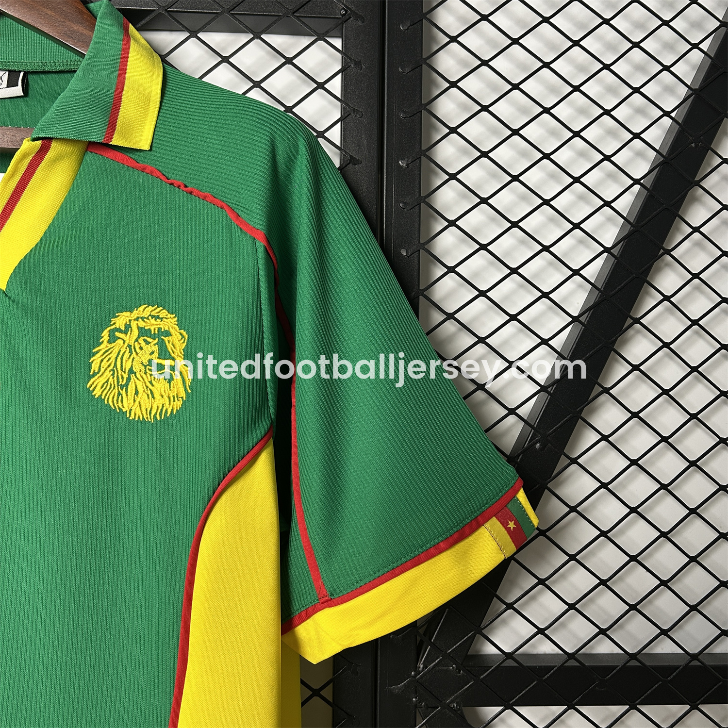 unitedfutballjersey-Retro Cameroon 1998 Home Jersey