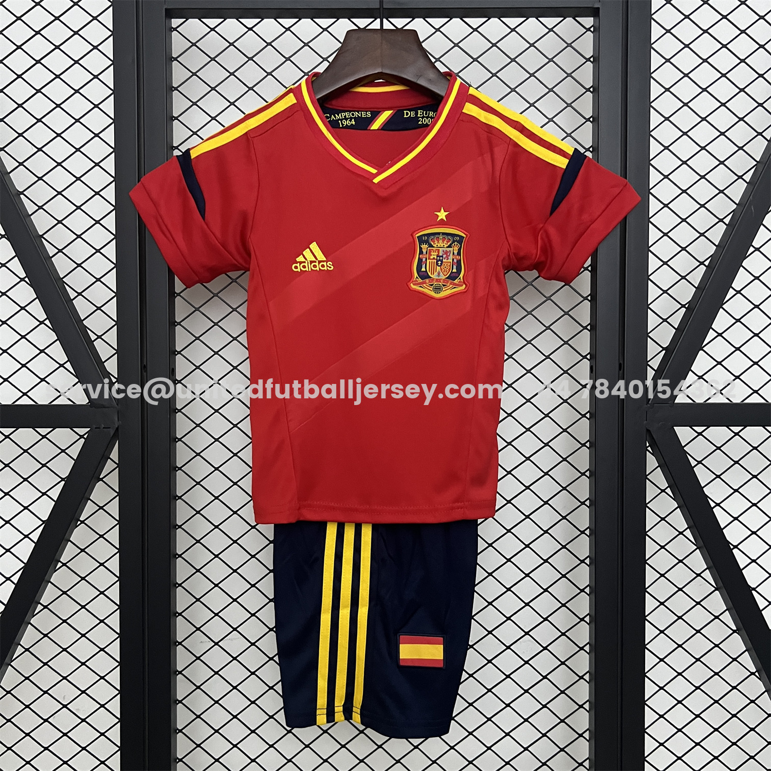 unitedfutballjersey-Retro Spain 2012 Home Kids Kit