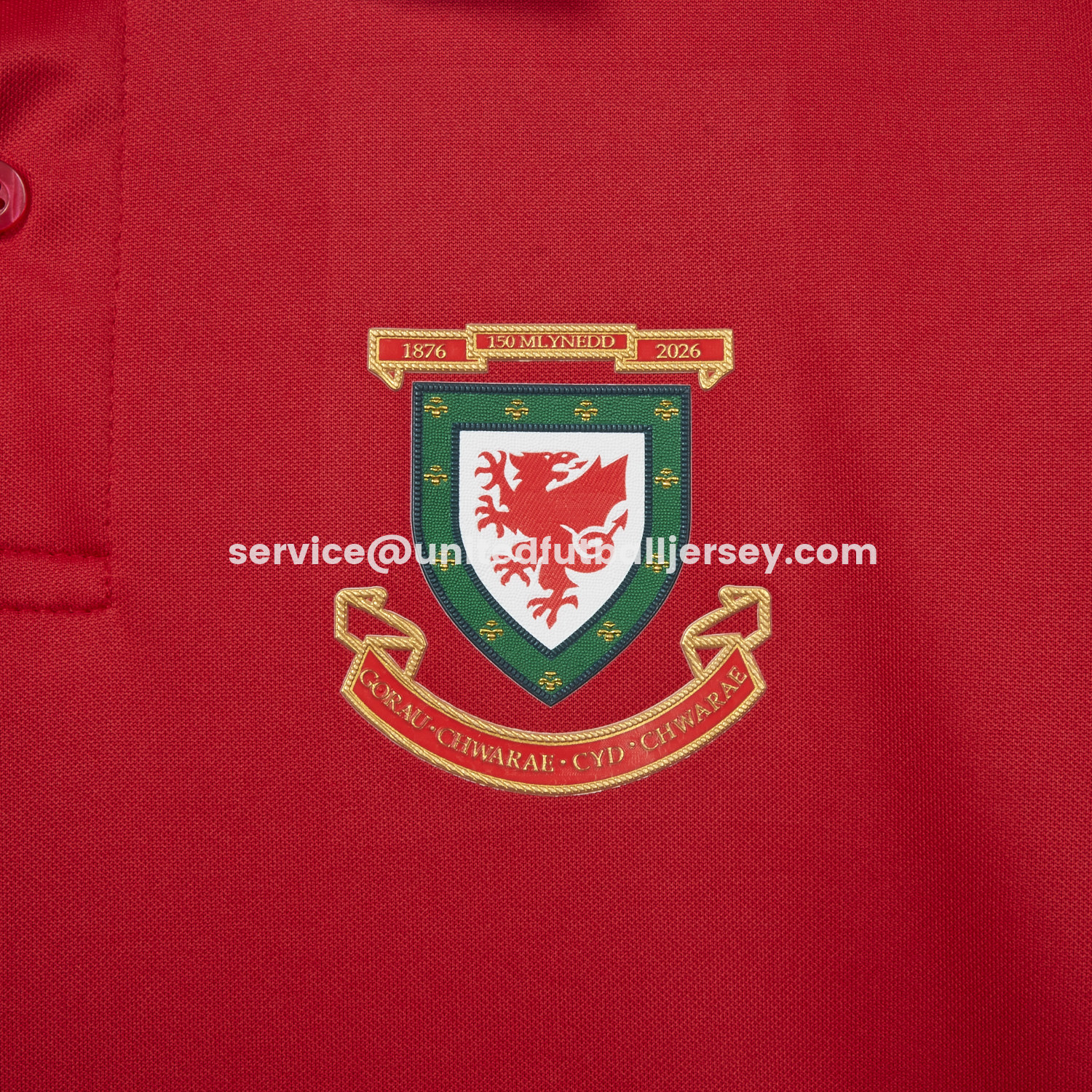 unitedfutballjersey-Wales 2026 150th Anniversary Edition Jersey - Fans Version