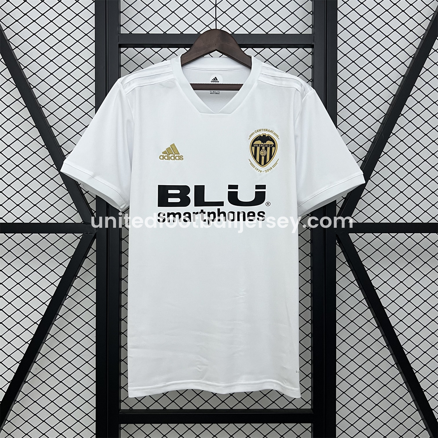 unitedfutballjersey-Retro Valencia 2018-19 Home Jersey