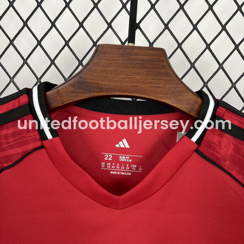 unitedfutballjersey-Manchester United 25-26 Home Kids Kit