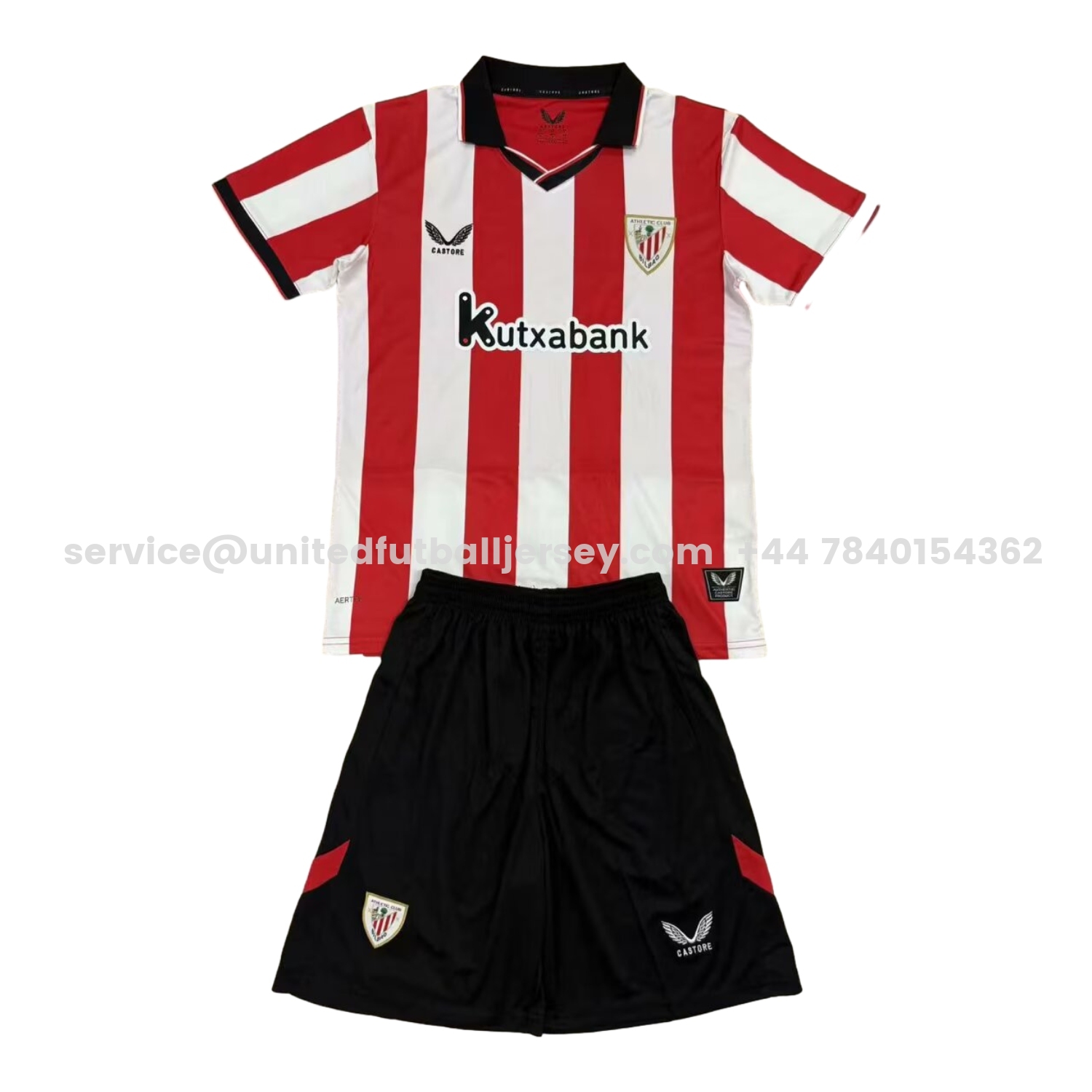 unitedfutballjersey-Athletic Bilbao 25-26 Home Men's Adult Jersey Set - Fans Version