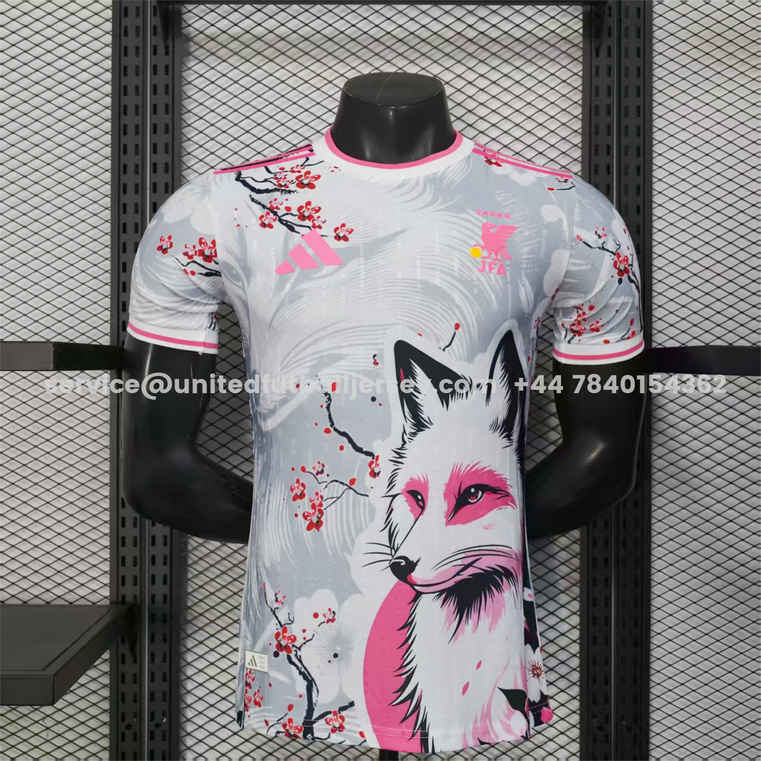 unitedfutballjersey-Japan 25-26 Pink And White Snow Fox Special Jersey - Player Version