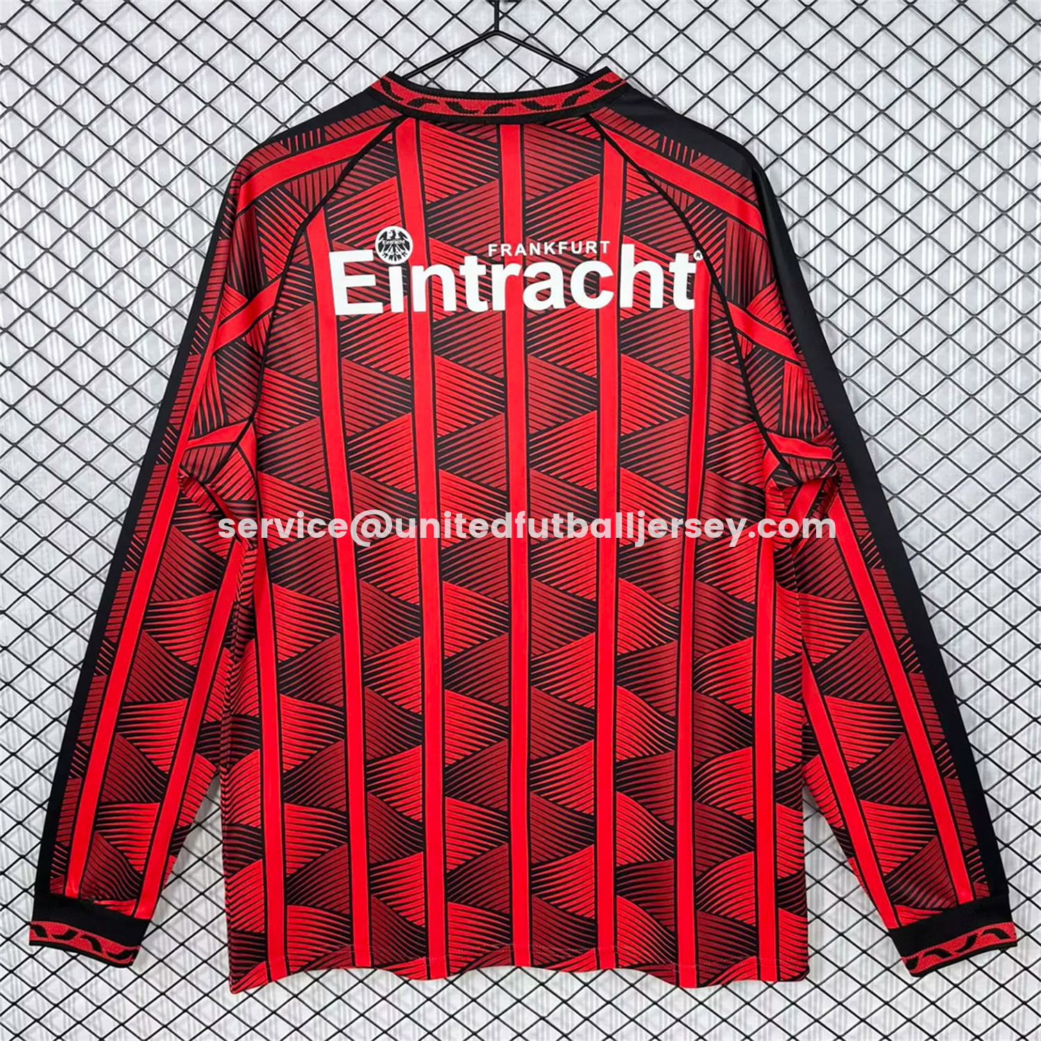 unitedfutballjersey-Retro Frankfurt 1995-96 Home Long Sleeves Jersey