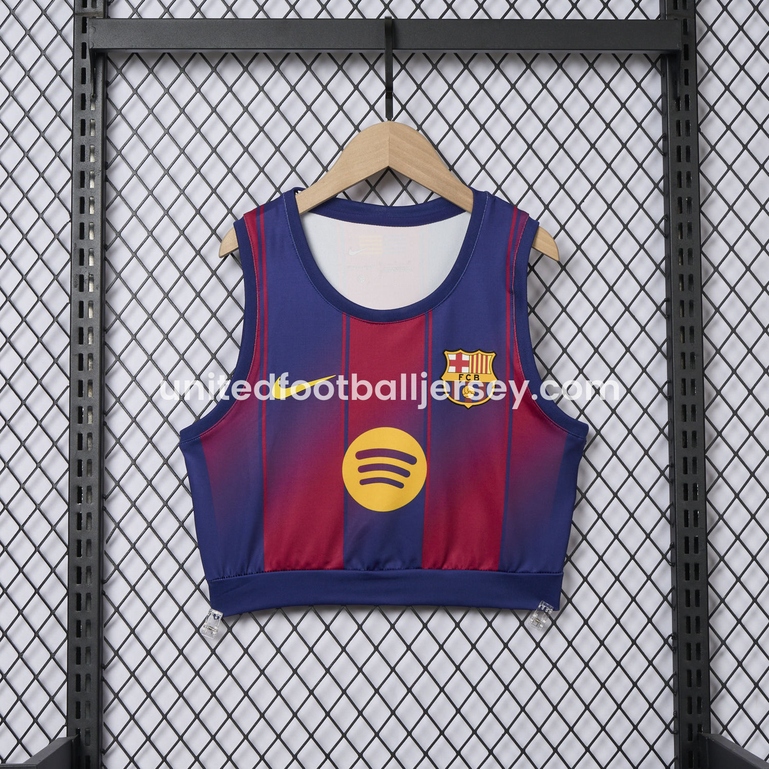 unitedfutballjersey-Women's Barcelona 25-26 Home Yoga Vest