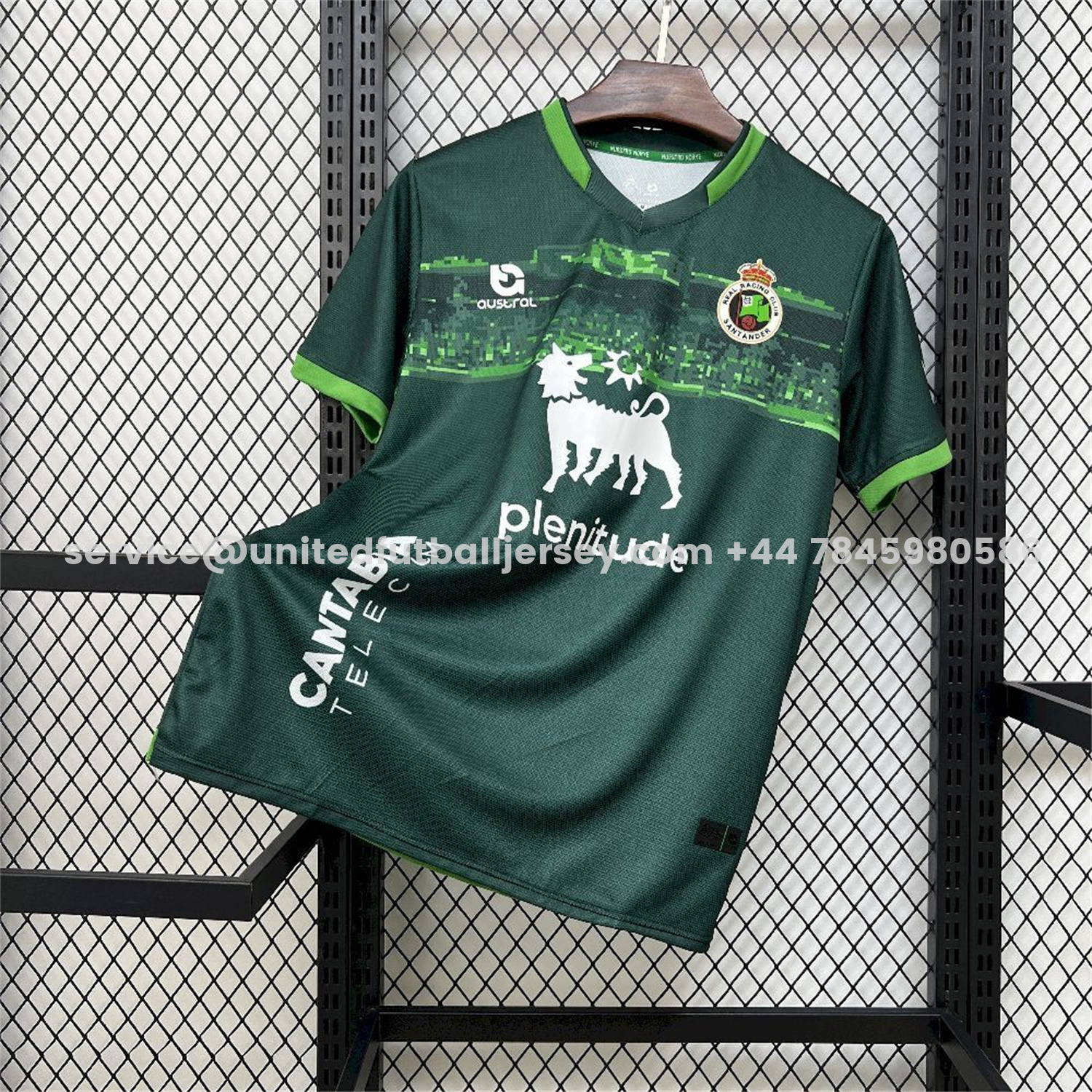 unitedfutballjersey-Racing de Santander 25-26 Away Green Jersey - Fans Version