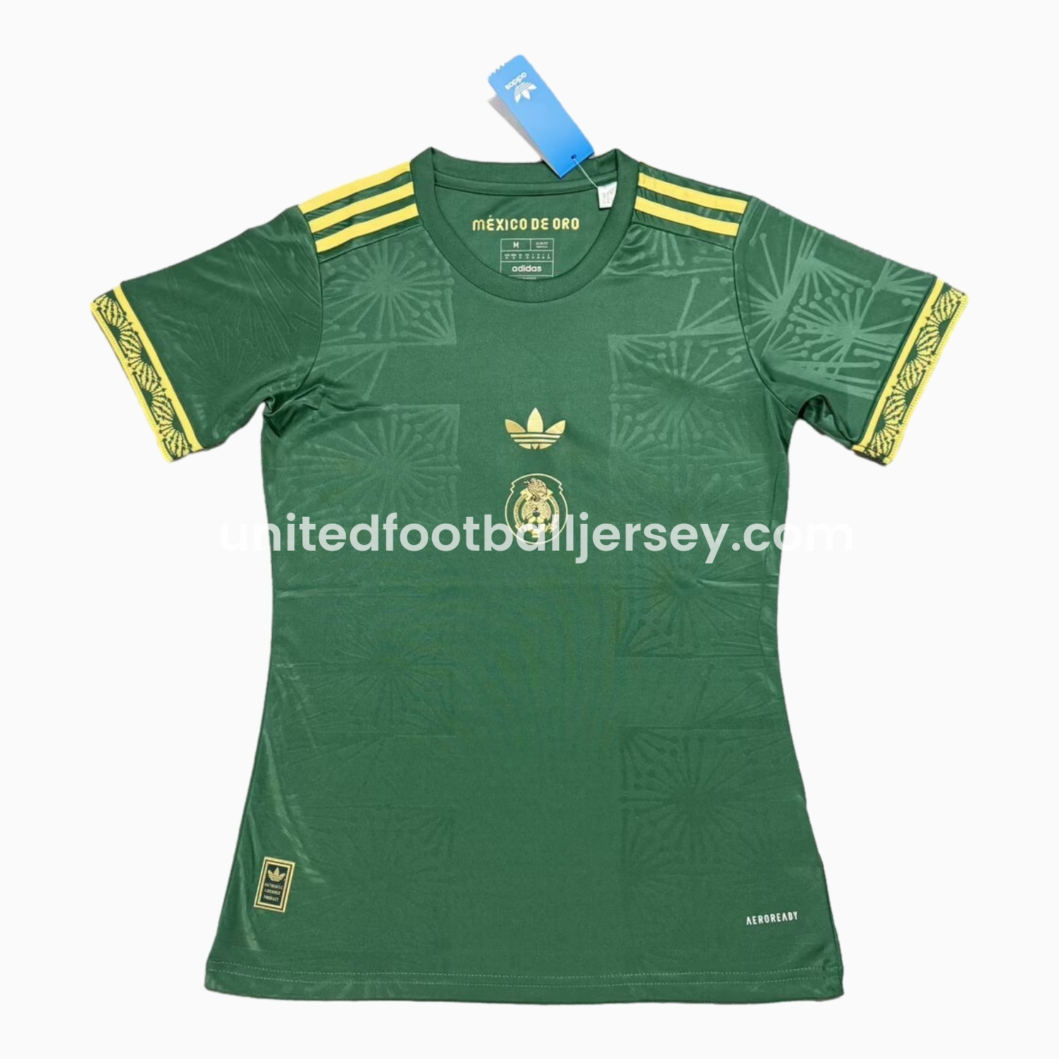 unitedfutballjersey-Women's Mexico 2025 Gold Cup Green Special Edition Jersey