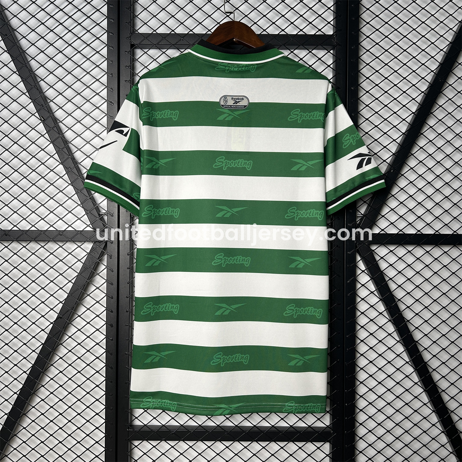 unitedfutballjersey-Retro Sporting CP 1999-00 Home Jersey