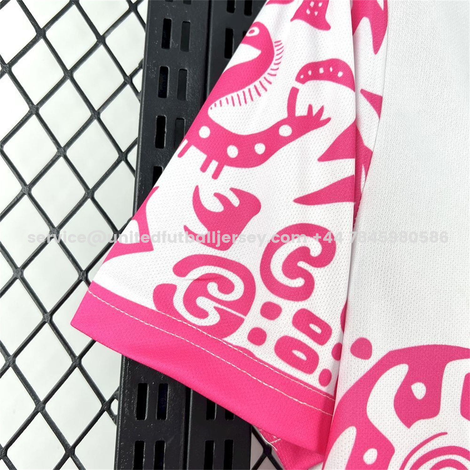 unitedfutballjersey-Mexico 25-26 Mayan Cvilization Pink And White Special Jersey - Fans Version