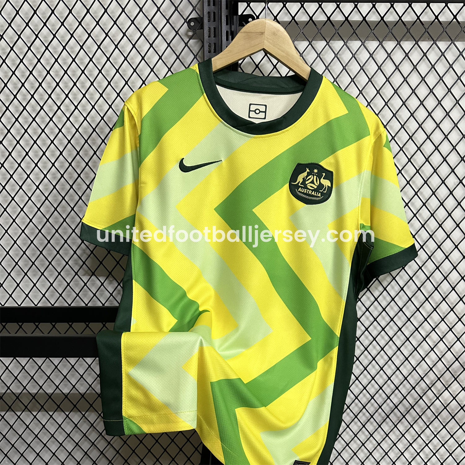 unitedfutballjersey-Australia 25-26 Home Jersey - Fans Version