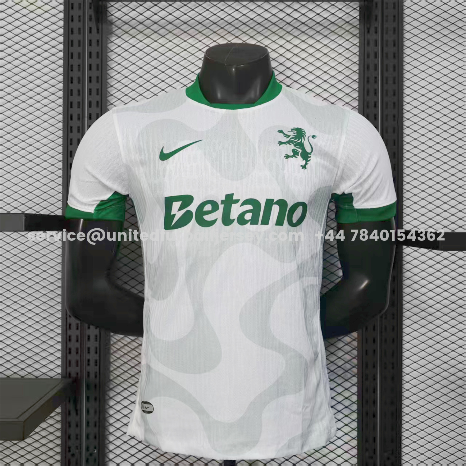 unitedfutballjersey-Sporting CP 25-26 Away Jersey - Player Version