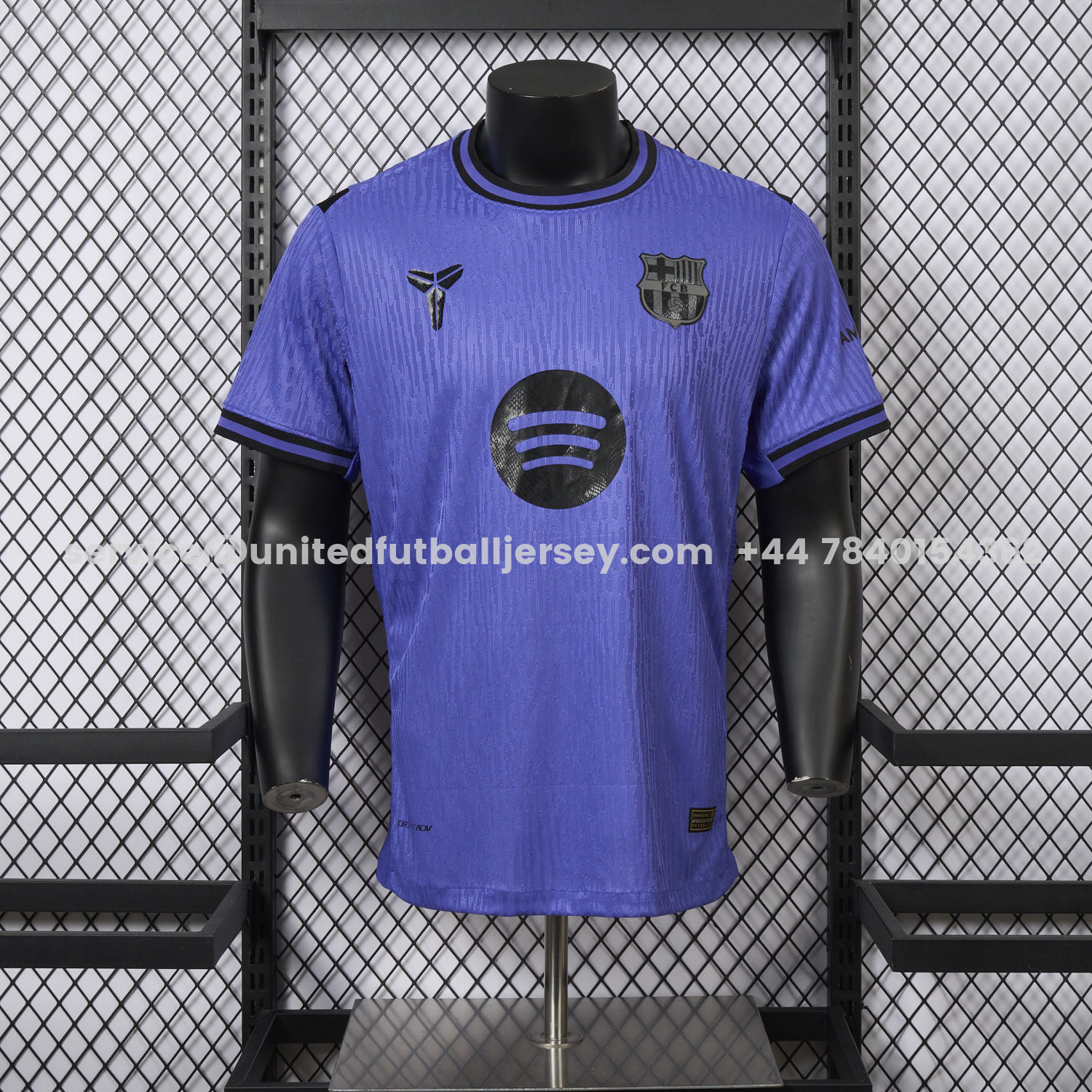 unitedfutballjersey-Barcelona X KB 25-26 Purple Special Jersey - Player Version