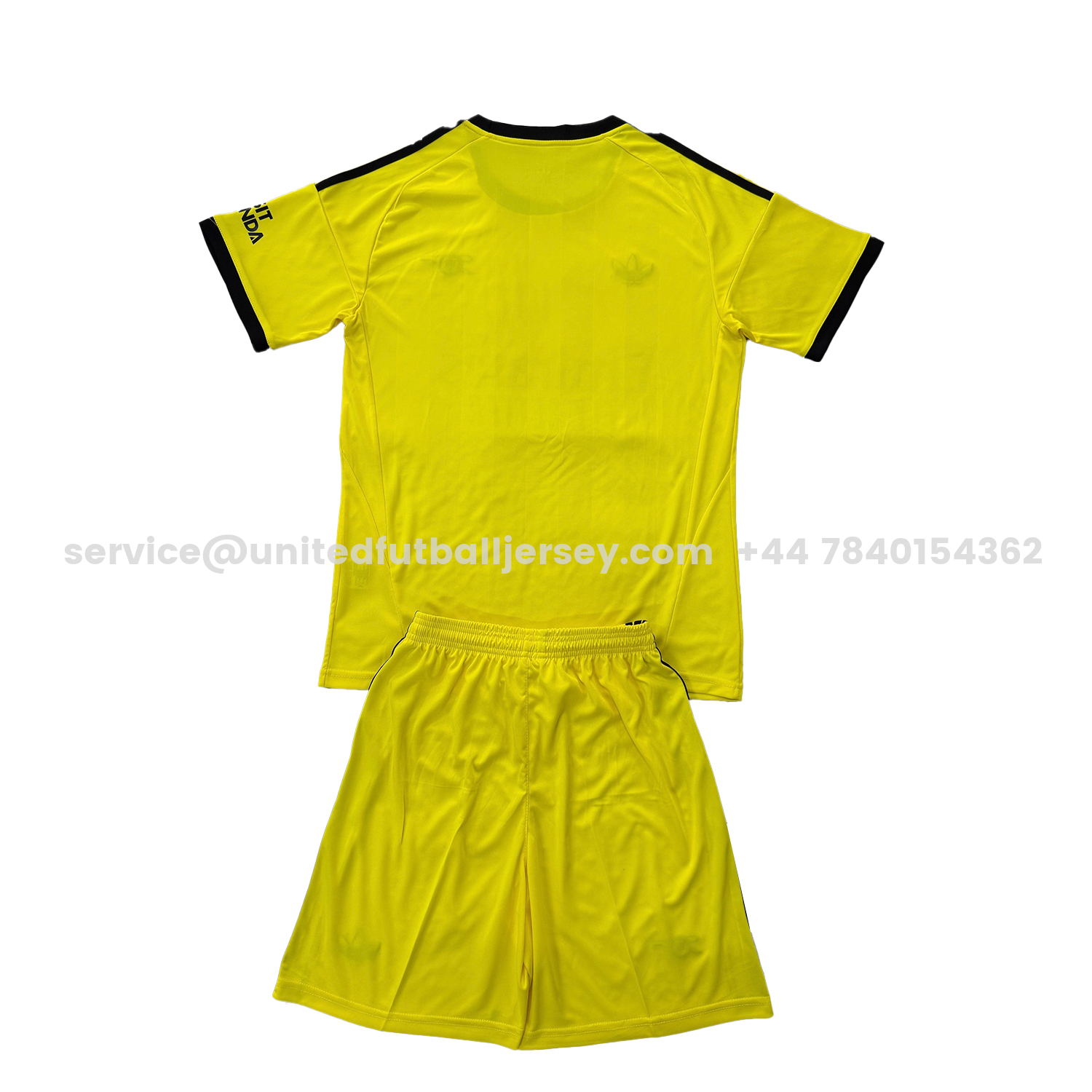 unitedfutballjersey-Arsenal 25-26 Yellow Goalkeeper Kids Kit