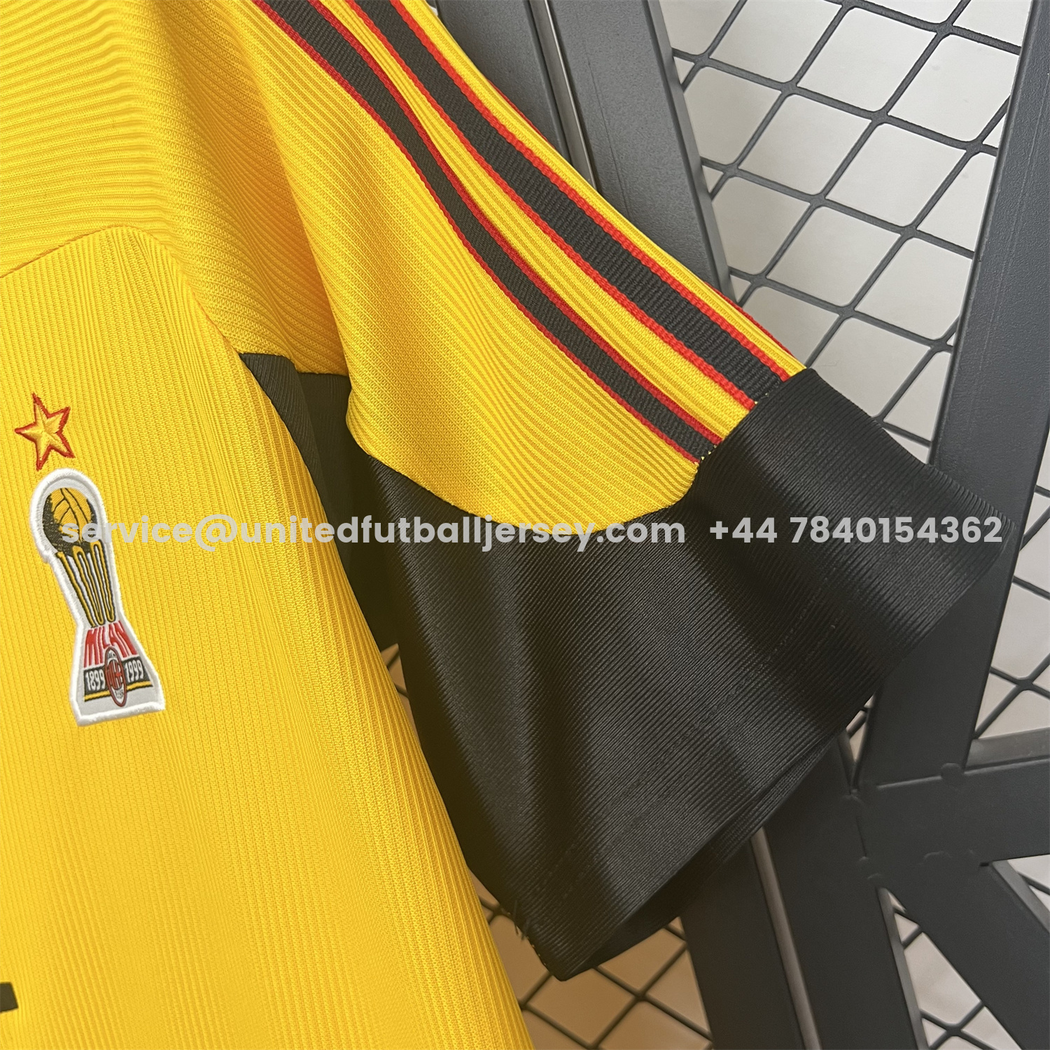 unitedfutballjersey-Retro AC Milan 1999-00 Fourth Jersey