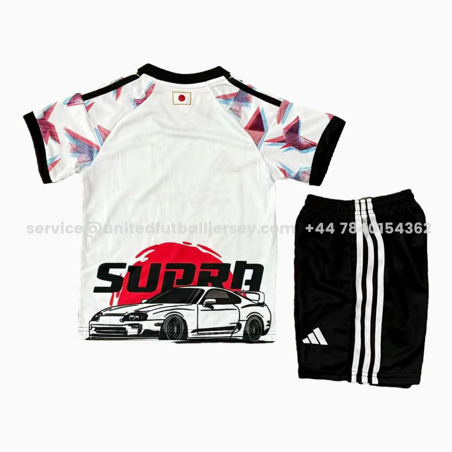 unitedfutballjersey-Japan 25-26 Black Car White Special Kids Kit
