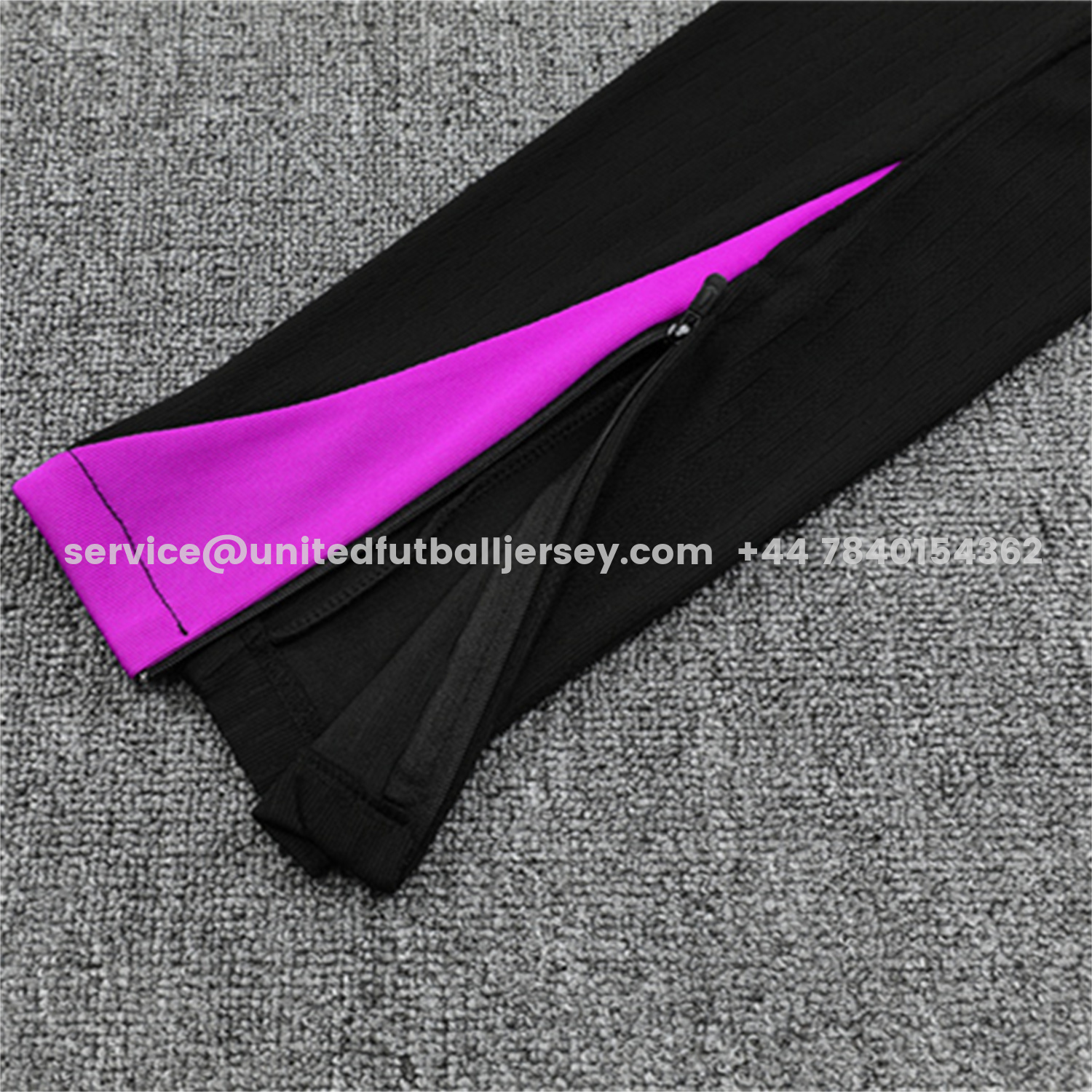 unitedfutballjersey-England 25-26 Long Sleeve Training Set - Player Version - Black Top and Pants