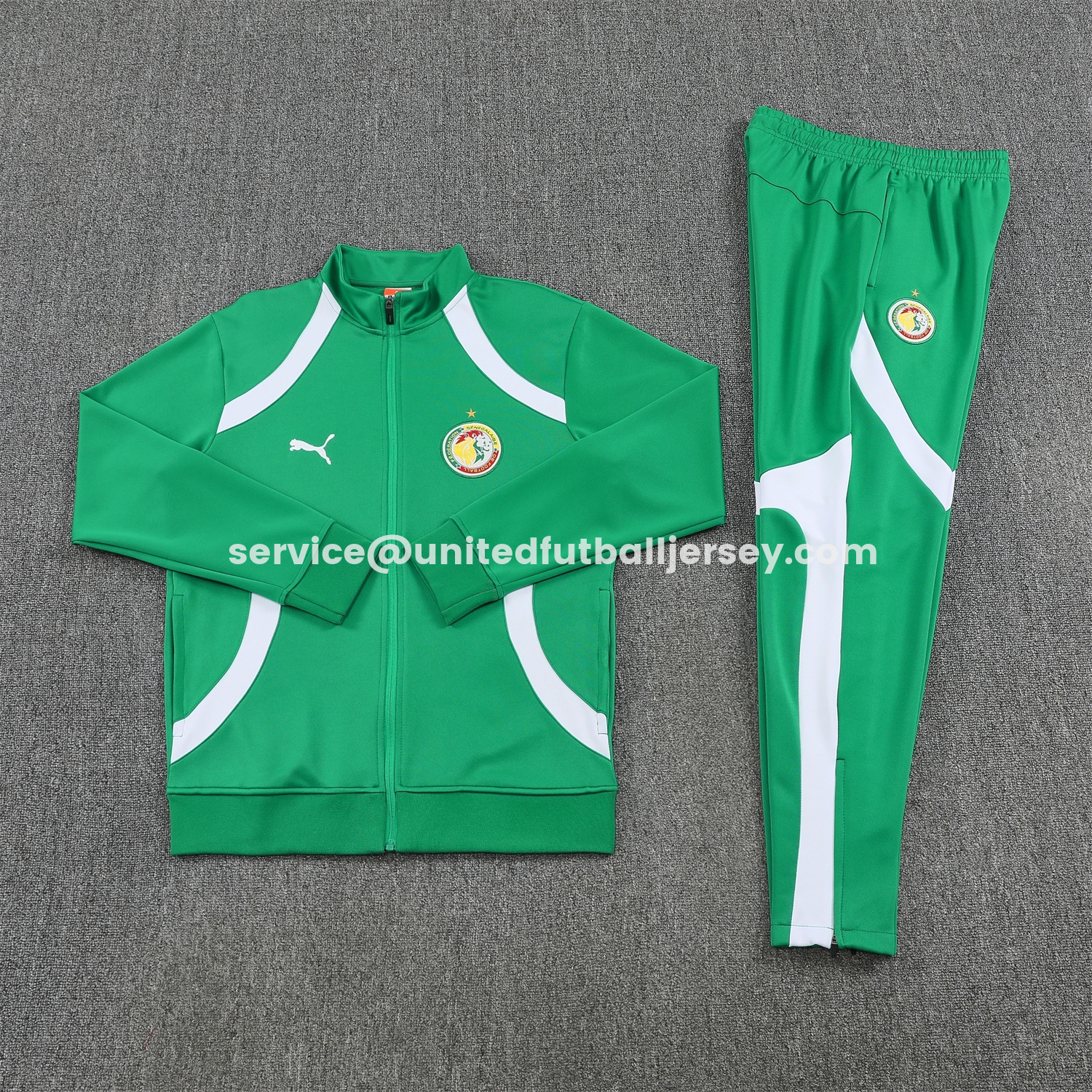 unitedfutballjersey-Senegal 2026 Jacket Training Tracksuit - Green Jackets & Green Pants