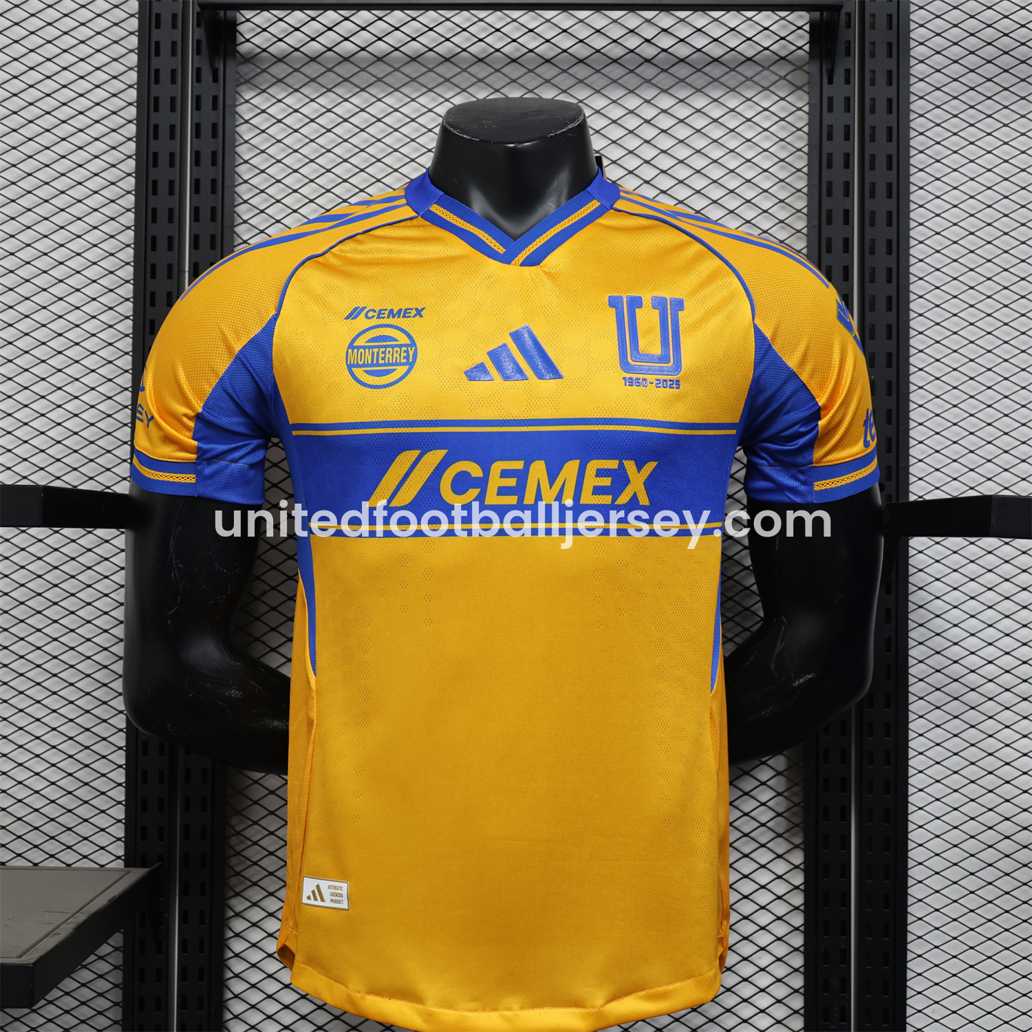 unitedfutballjersey-Tigres UANL 25-26 Home Jersey - Player Version