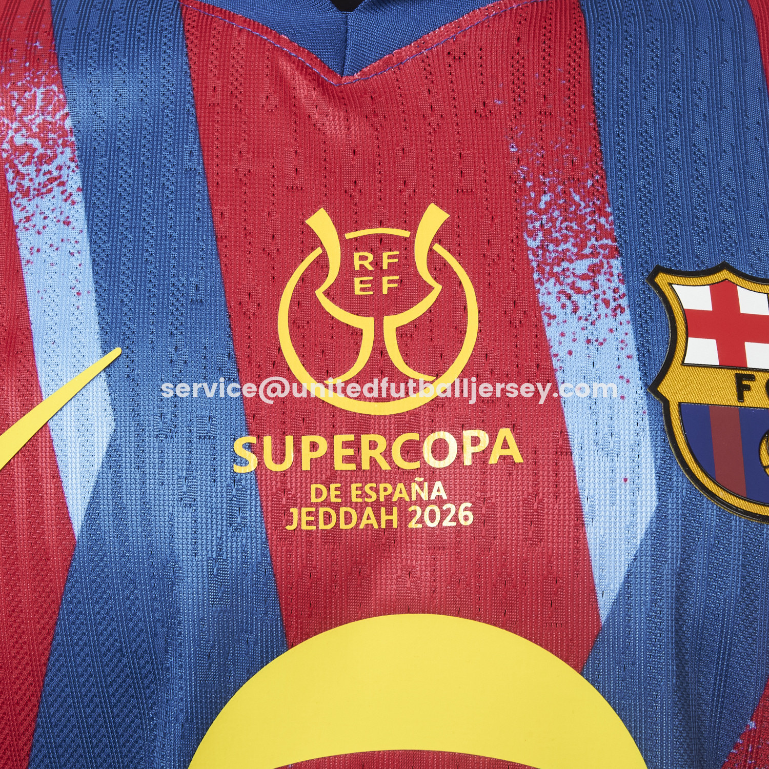 unitedfutballjersey-Barcelona 25-26 Supercopa De España Fourth Jersey - Player Version