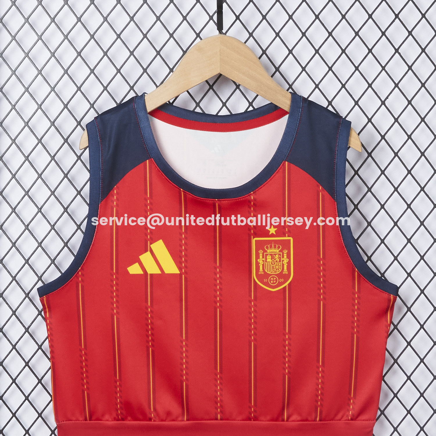 unitedfutballjersey-Women's Spain 2026 Home Yoga Vest