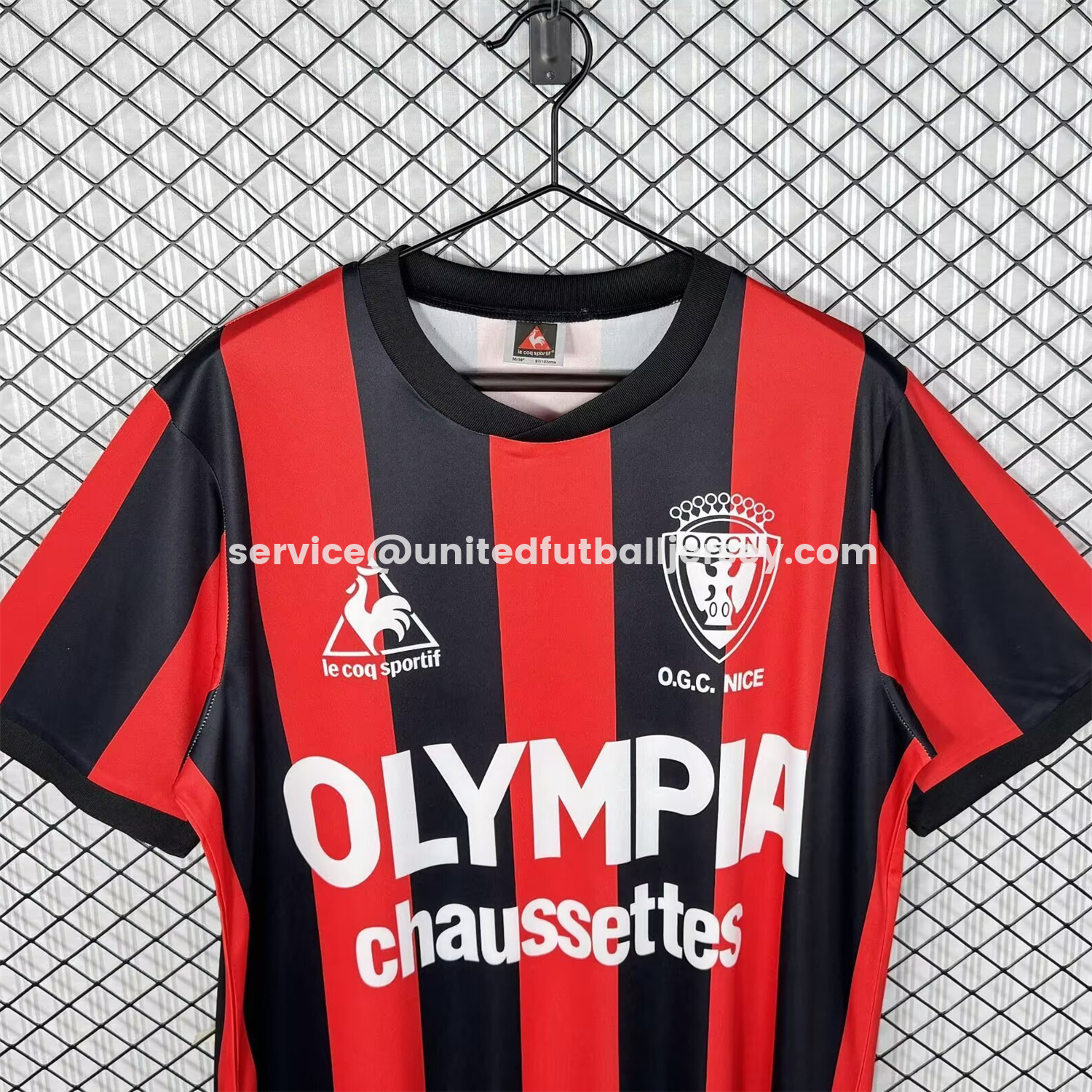 unitedfutballjersey-Retro Nice 1977-78 Home Jersey
