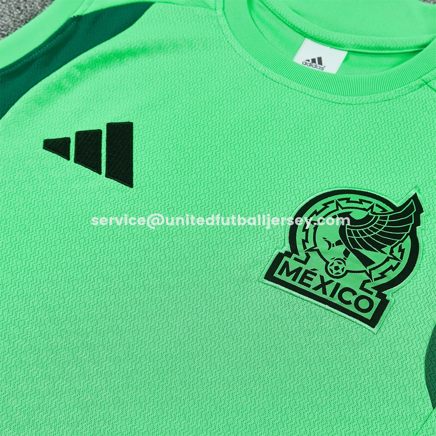 unitedfutballjersey-Mexico 2026 Vest Training Set - Green Vest and Black Shorts