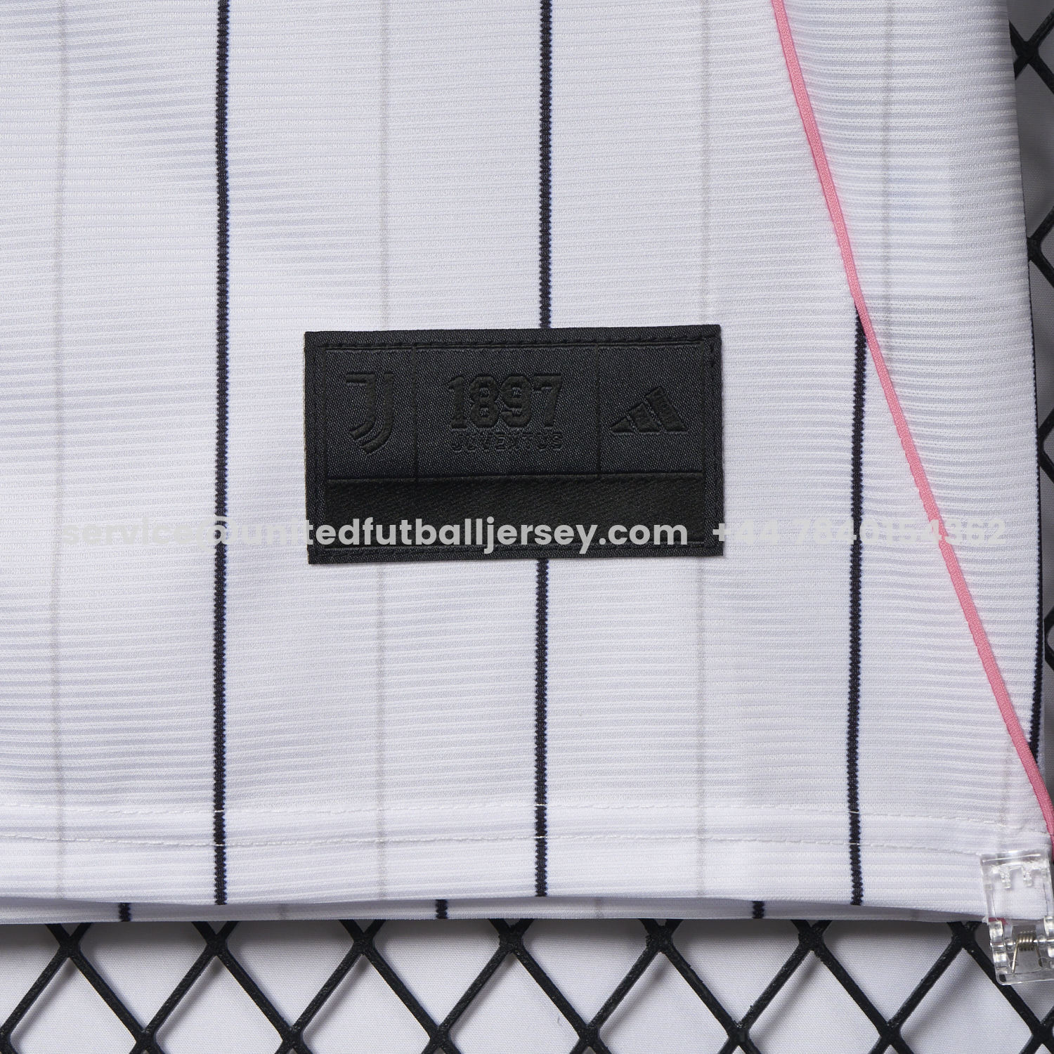 unitedfutballjersey-Juventus 25-26 White Baseball Jersey with Black Stripes