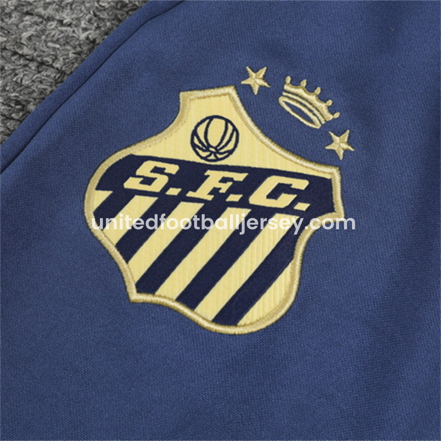 unitedfutballjersey-Santos 24-25 Long Sleeve Training Set - Deep Blue
