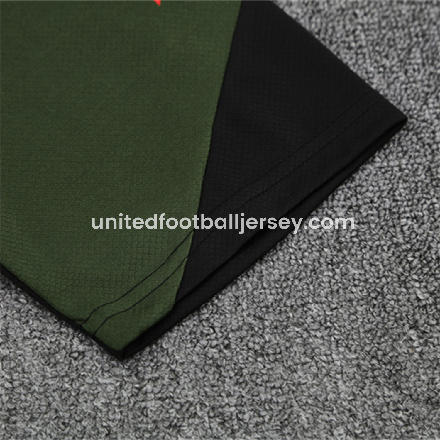 unitedfutballjersey-Bayern Munich 25-26 Short-Sleeve Training Set - Green Top & Black shorts