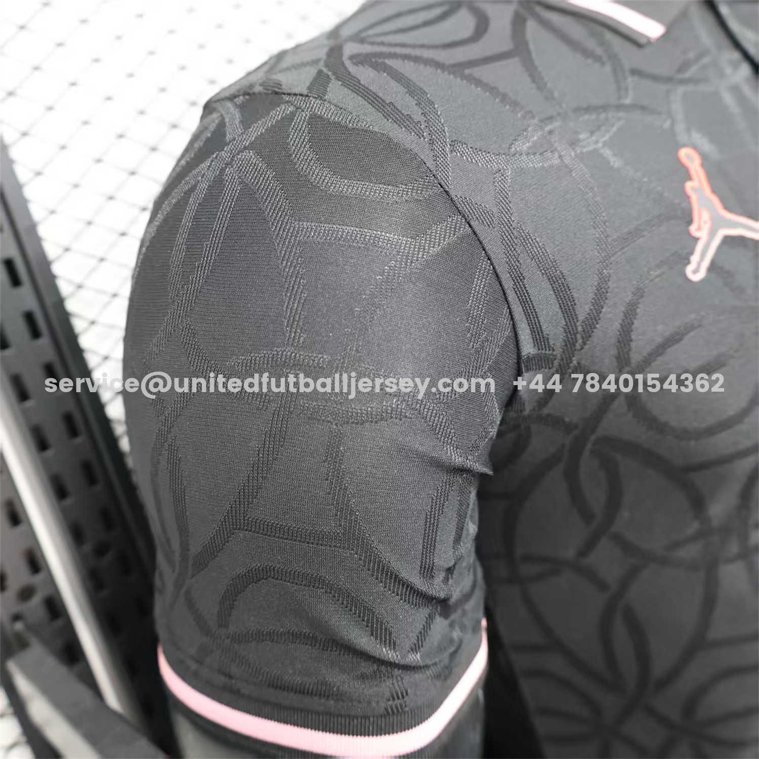 unitedfutballjersey-Paris Saint-Germain PSG 25-26 JD Black Special Jersey with Red Badge - Player Version