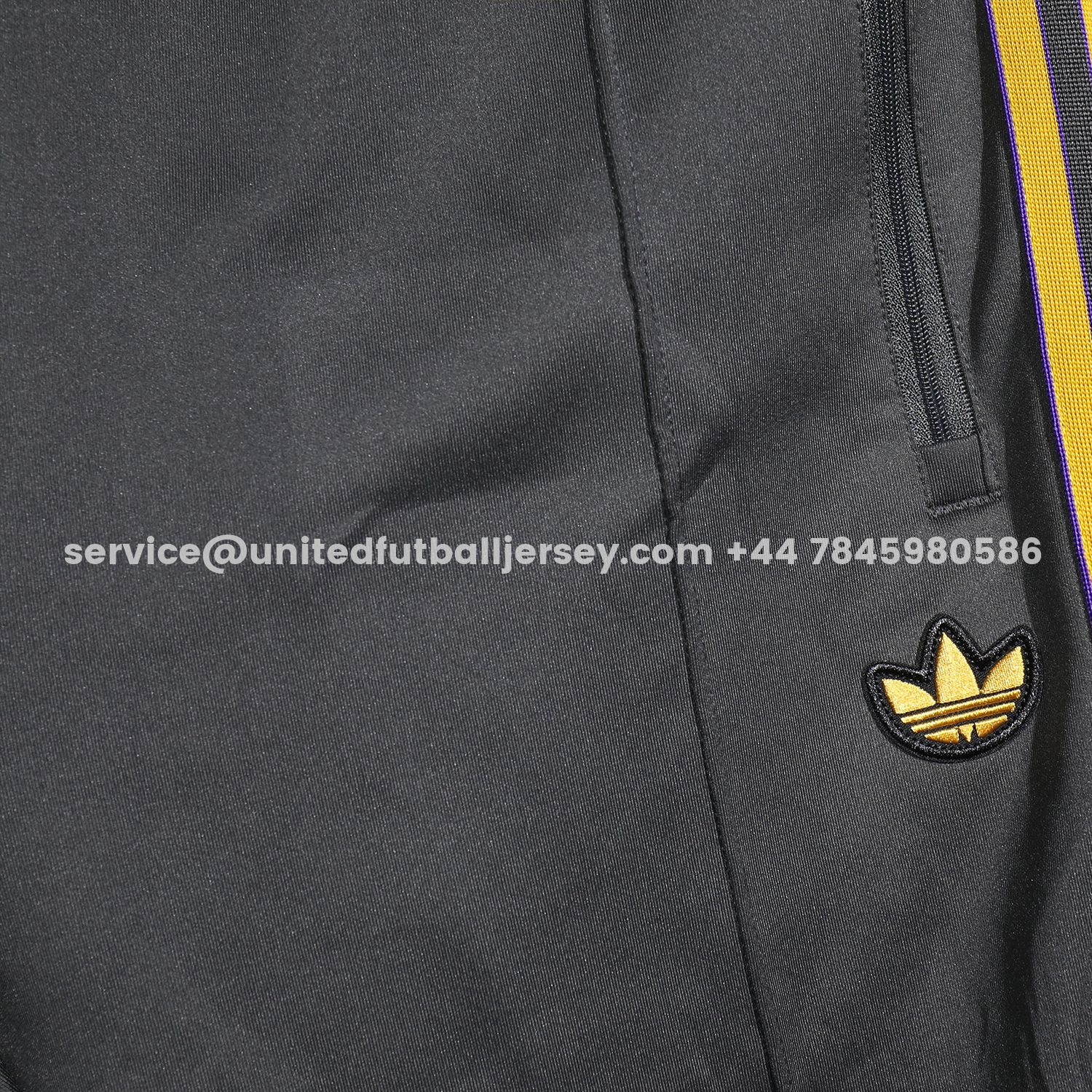 unitedfutballjersey-Manchester United 25-26 Pure Color Training Set - Black Top and Black Pants