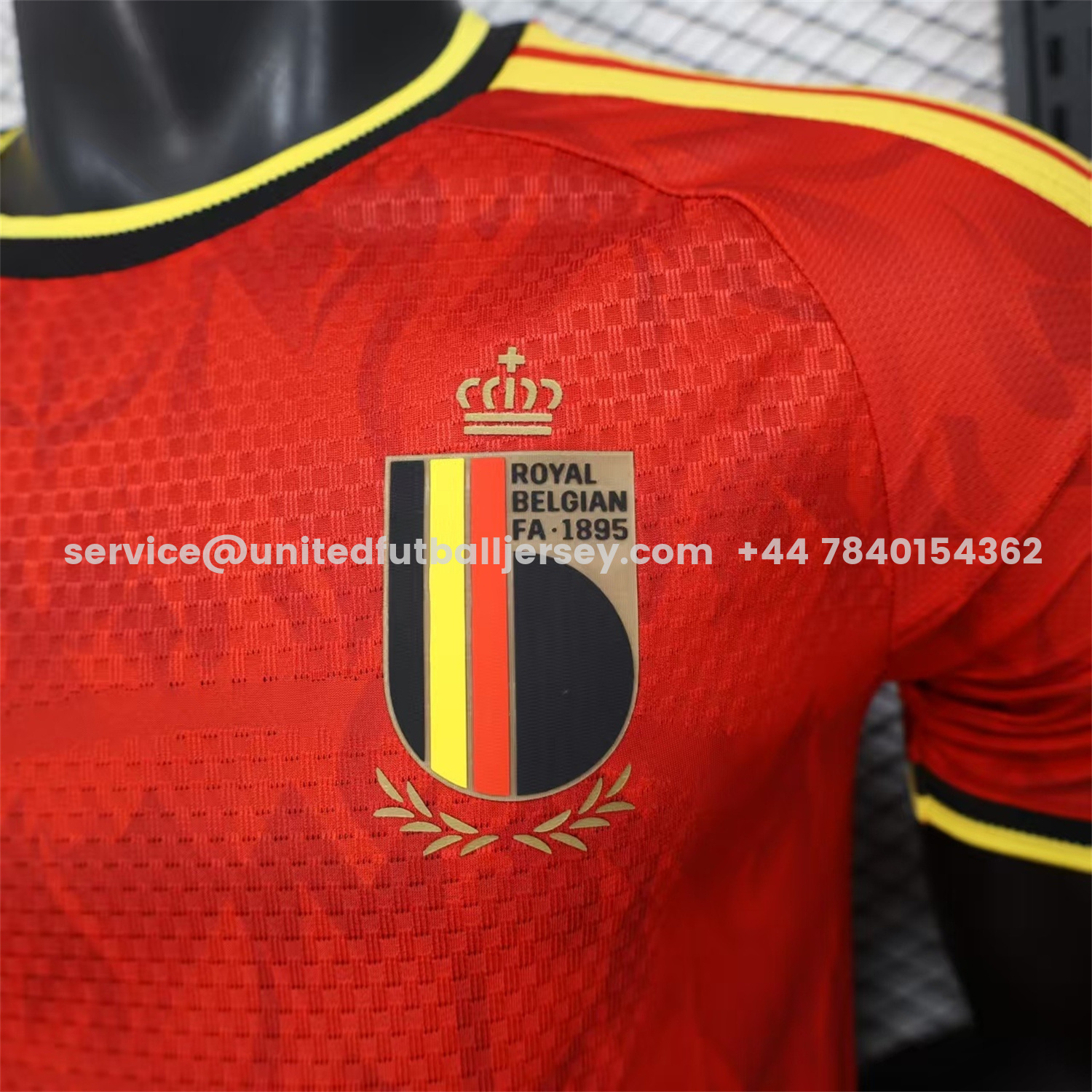 unitedfutballjersey-Belgium 2026 Home Jersey - Player Version