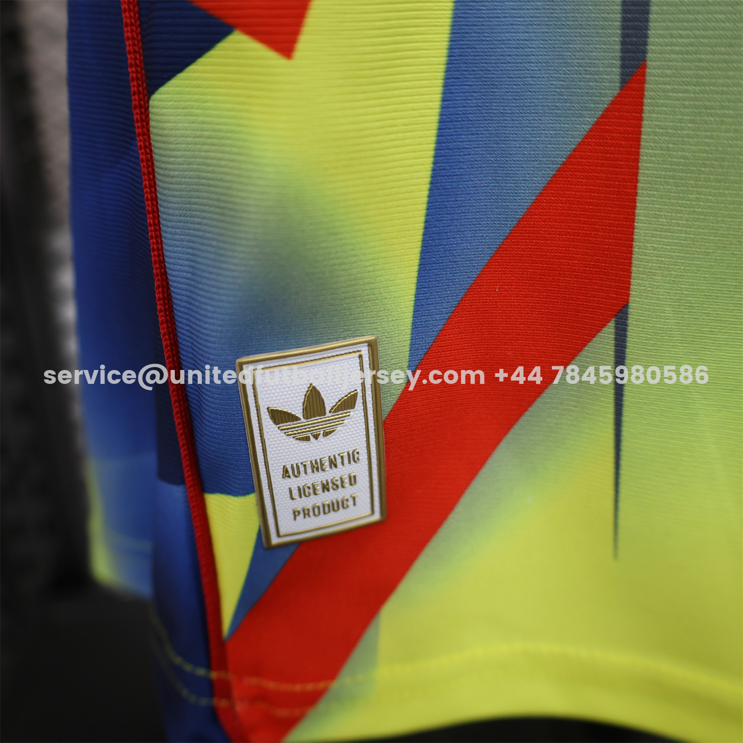 unitedfutballjersey-Arsenal 25-26 Red Yellow Blue LFSTLR Jersey - Player Version