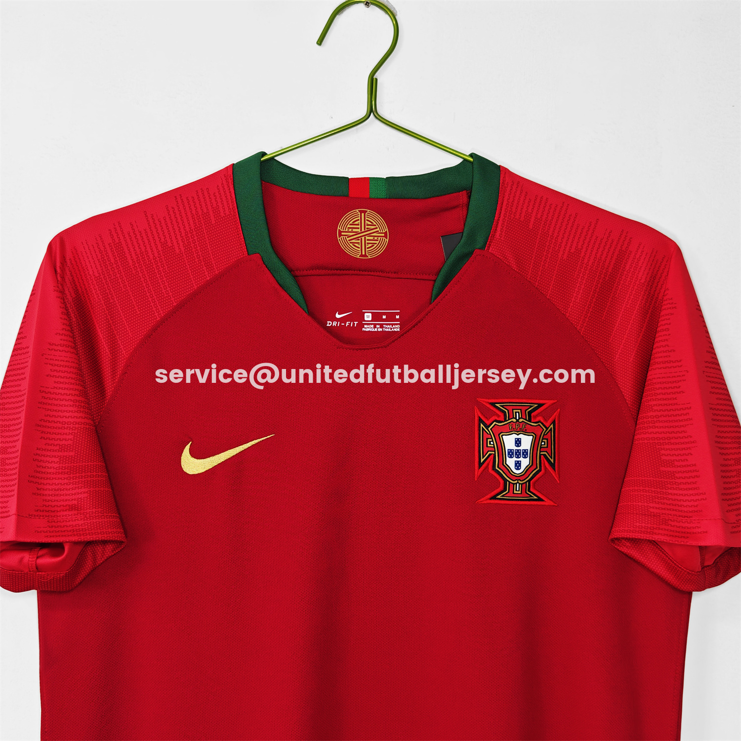 unitedfutballjersey-Retro Portugal 2018 Home Jersey