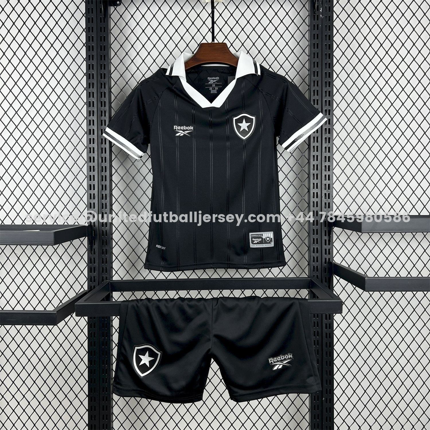 unitedfutballjersey-Botafogo 25-26 Away Unsponsored Kids Kit