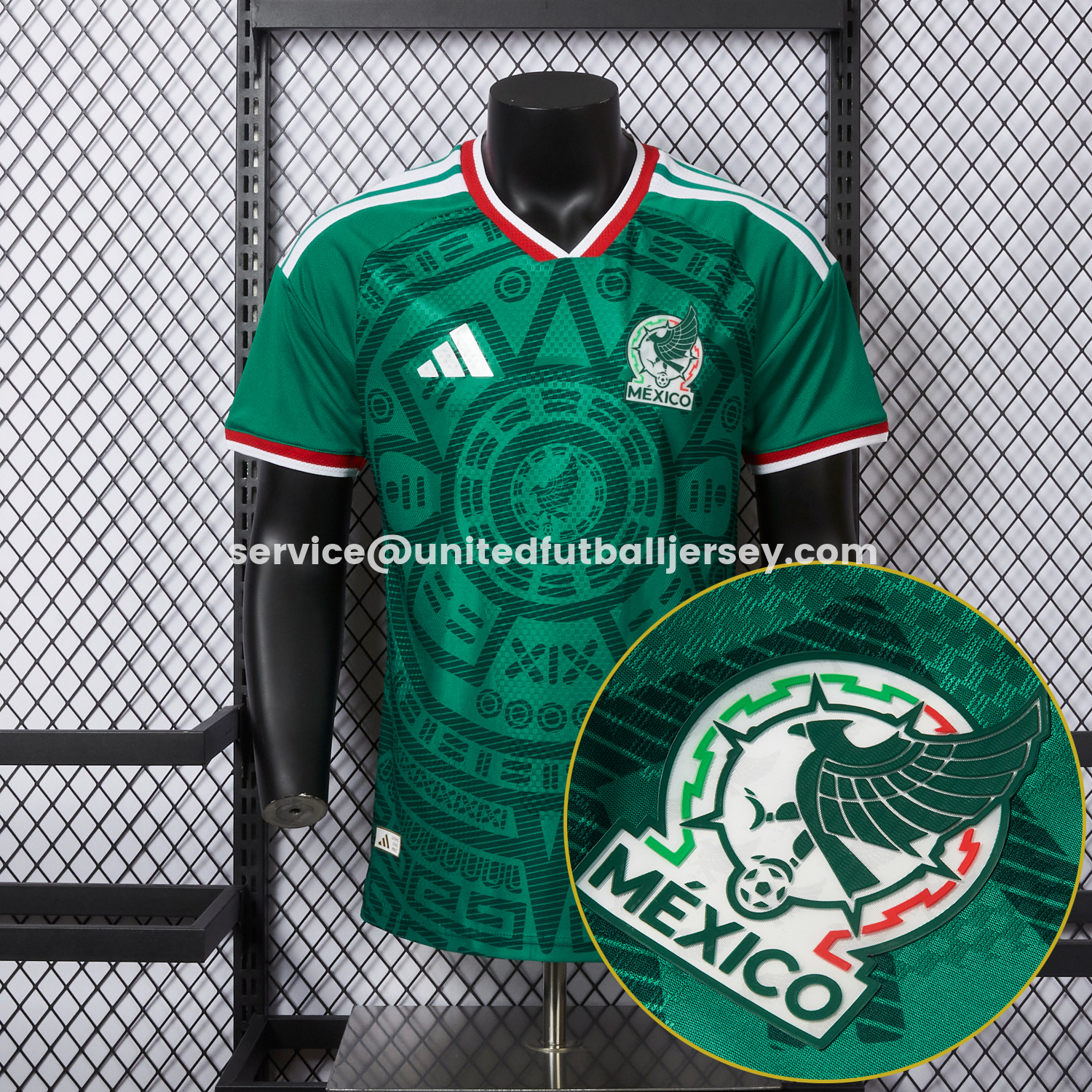 unitedfutballjersey-Mexico 2026 Home Jersey - Player Version
