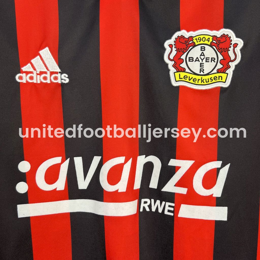 unitedfutballjersey-Retro Bayer 04 Leverkusen 2000-01 Home Jersey