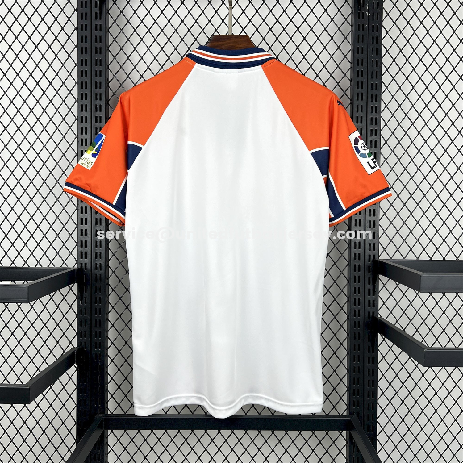 unitedfutballjersey-Retro Real Oviedo 2000-01 Away White Jersey