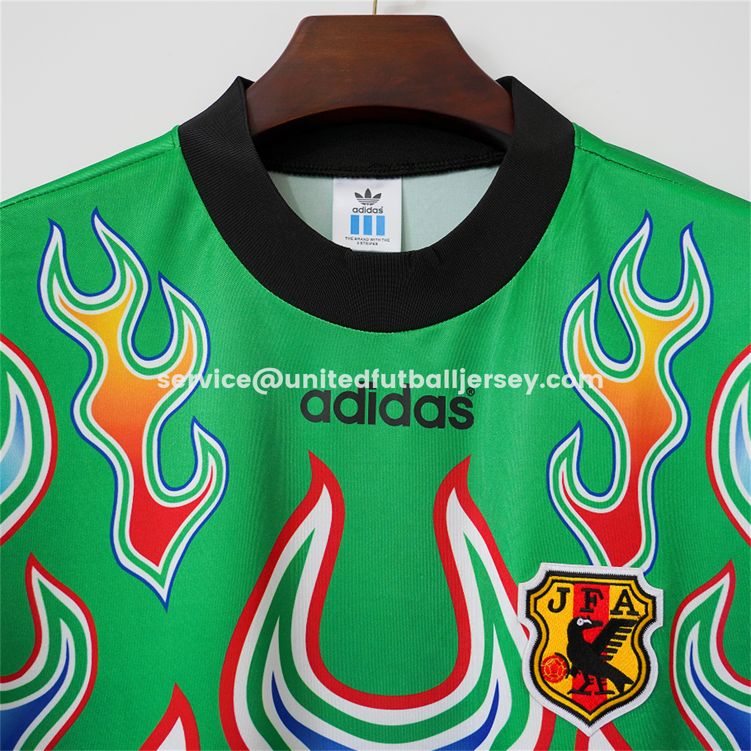unitedfutballjersey-Retro Japan 1998 Green Goalkeeper Long Sleeves Jersey